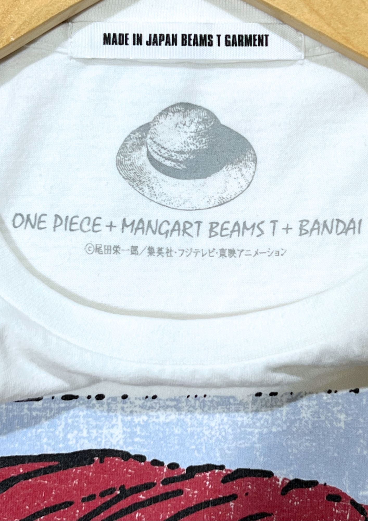 2011 One Piece x BEAMS 'Shanks' T-shirt (XS)