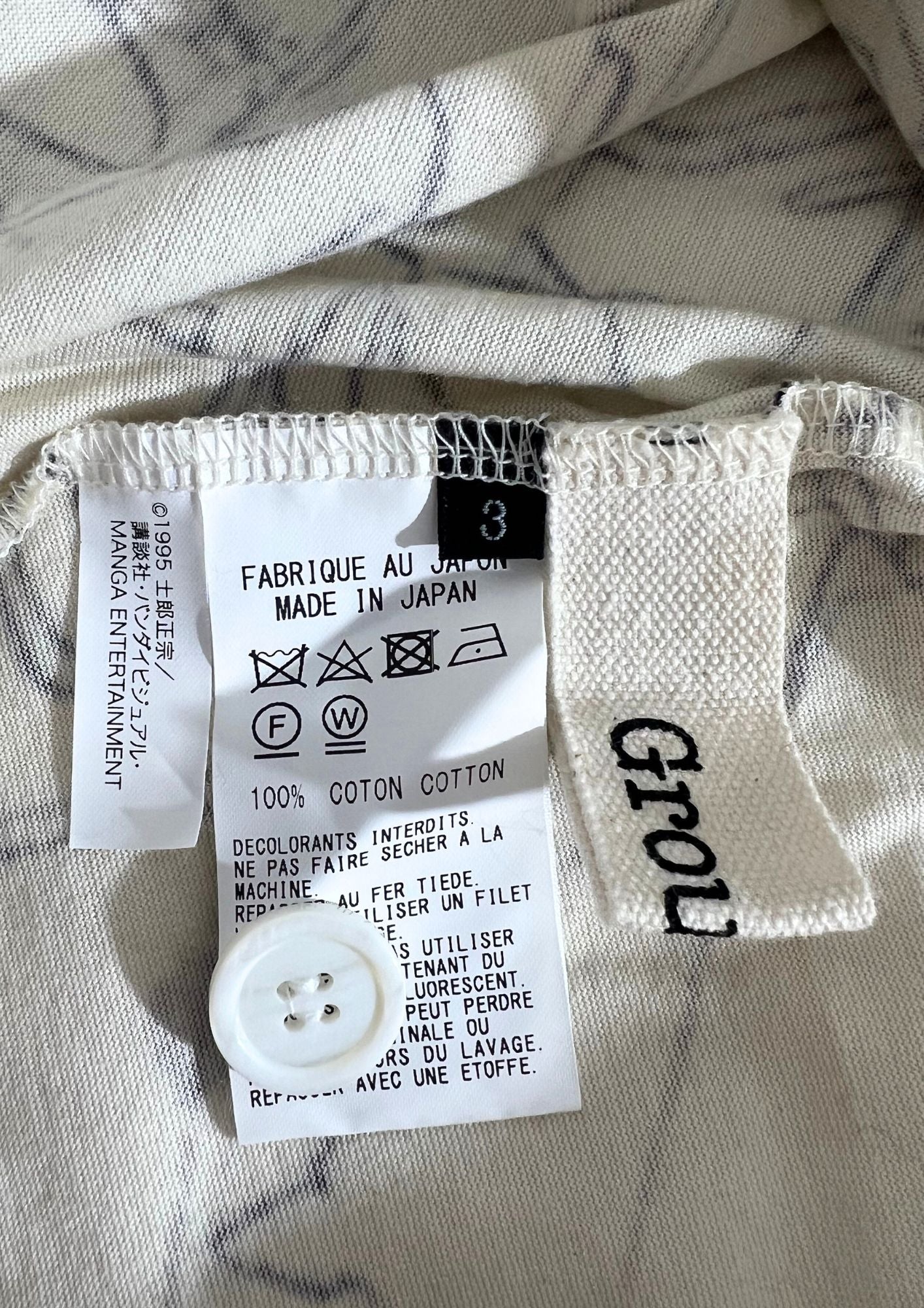 2019 Ground Y Yohji Yamamoto x Ghost in the Shell Innocence Cut Sew