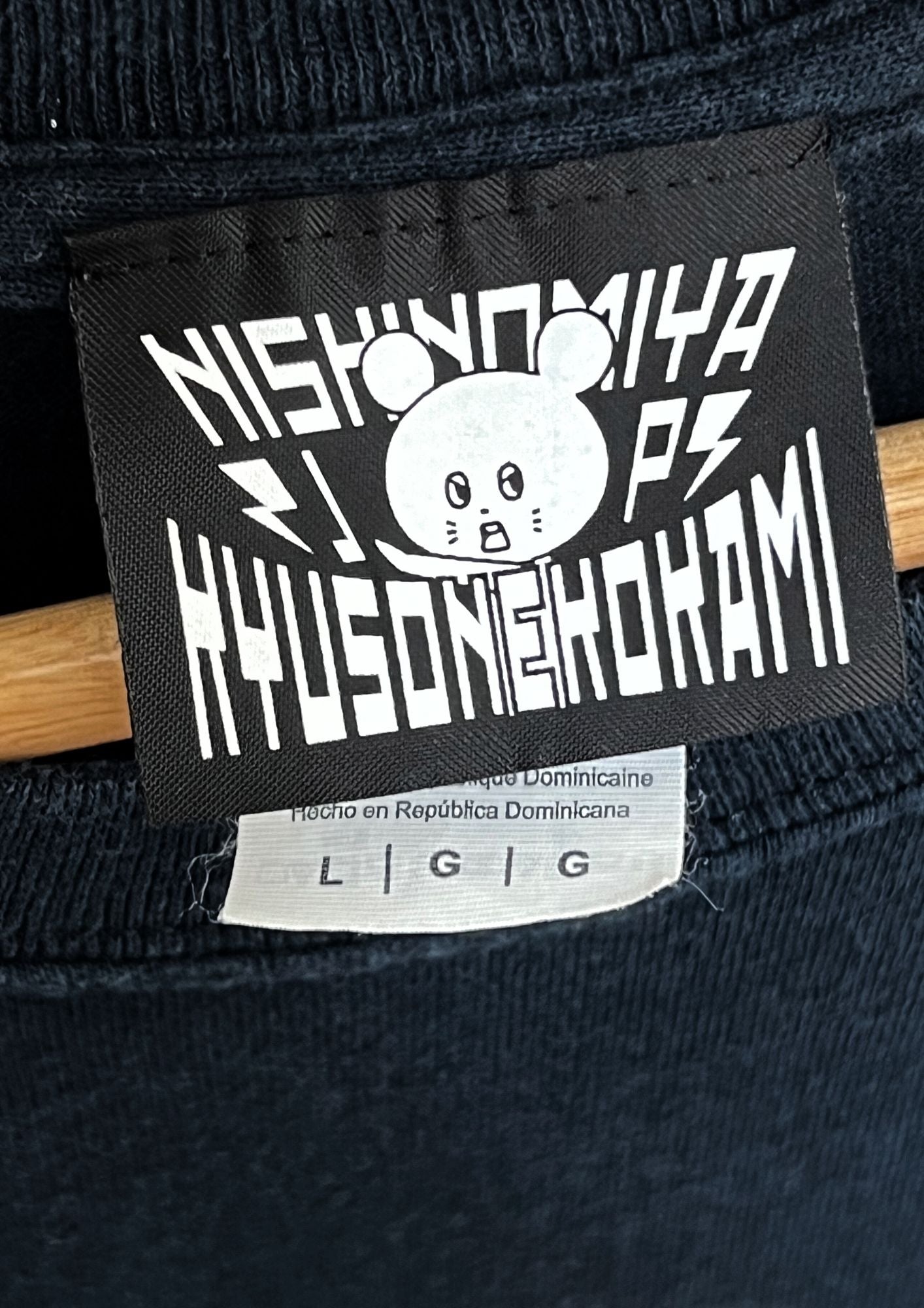 2018 KYUSO NEKOKAMI 'Poodle & Mouse' Japanese Band T-shirt (M-L)