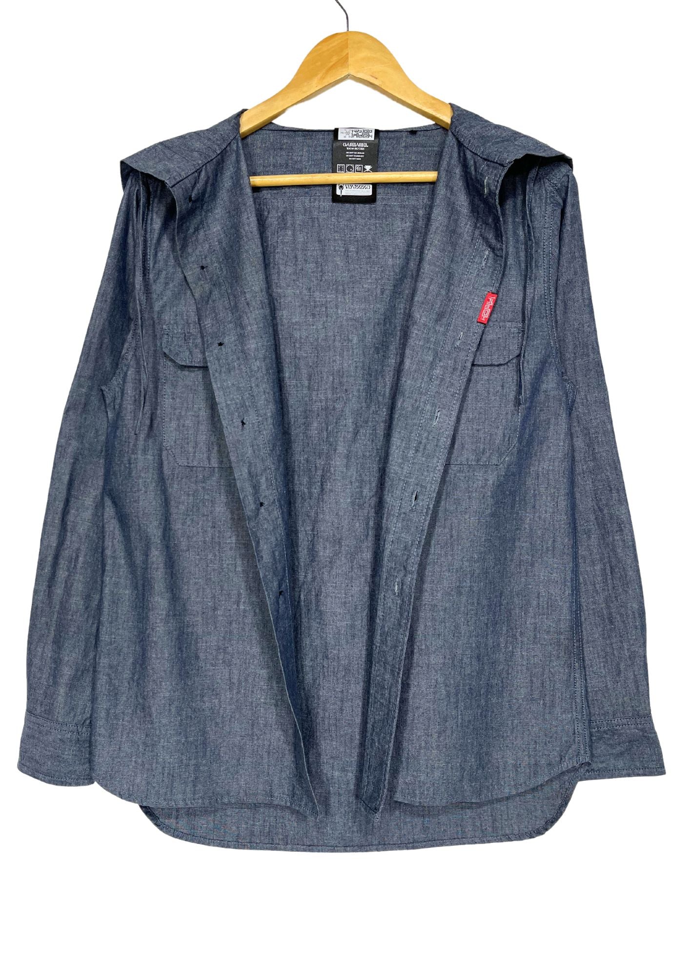 Dorohedoro x MHz Shin and Noi L / S Button Up Hoodie Shirts