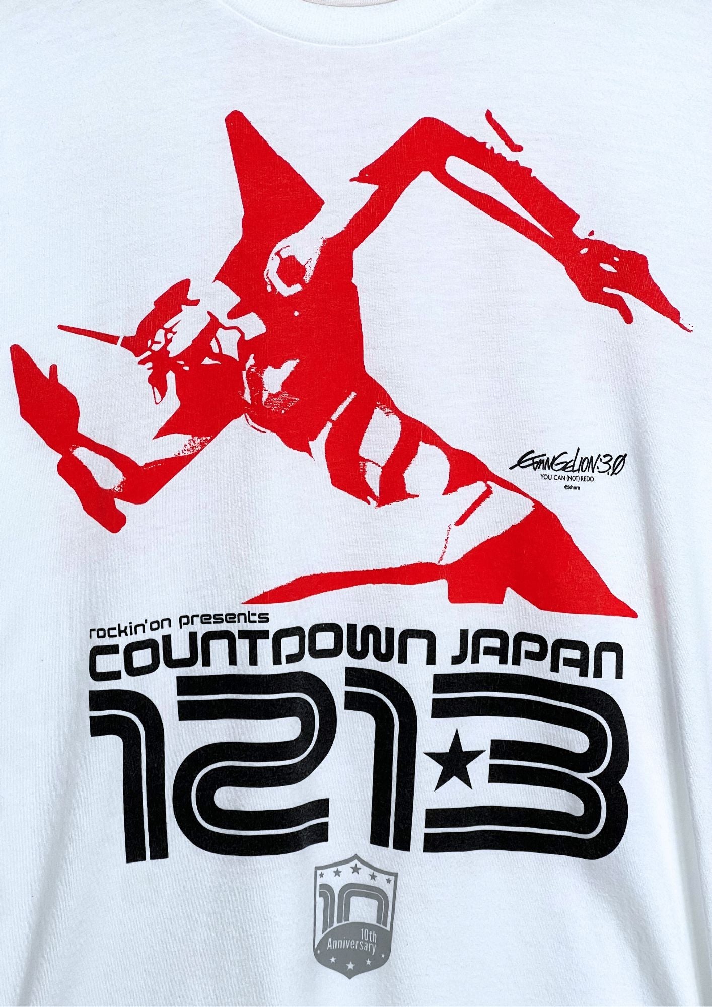 2012 Neon Genesis Evangelion x Rockin'on Countdown Japan Festival 2013 T-shirt