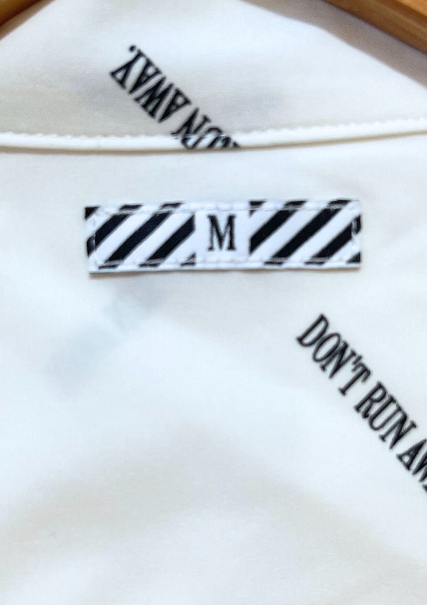 2020 Neon Genesis Evangelion x GU 'Don't Run Away' Button Up Shirt (M)