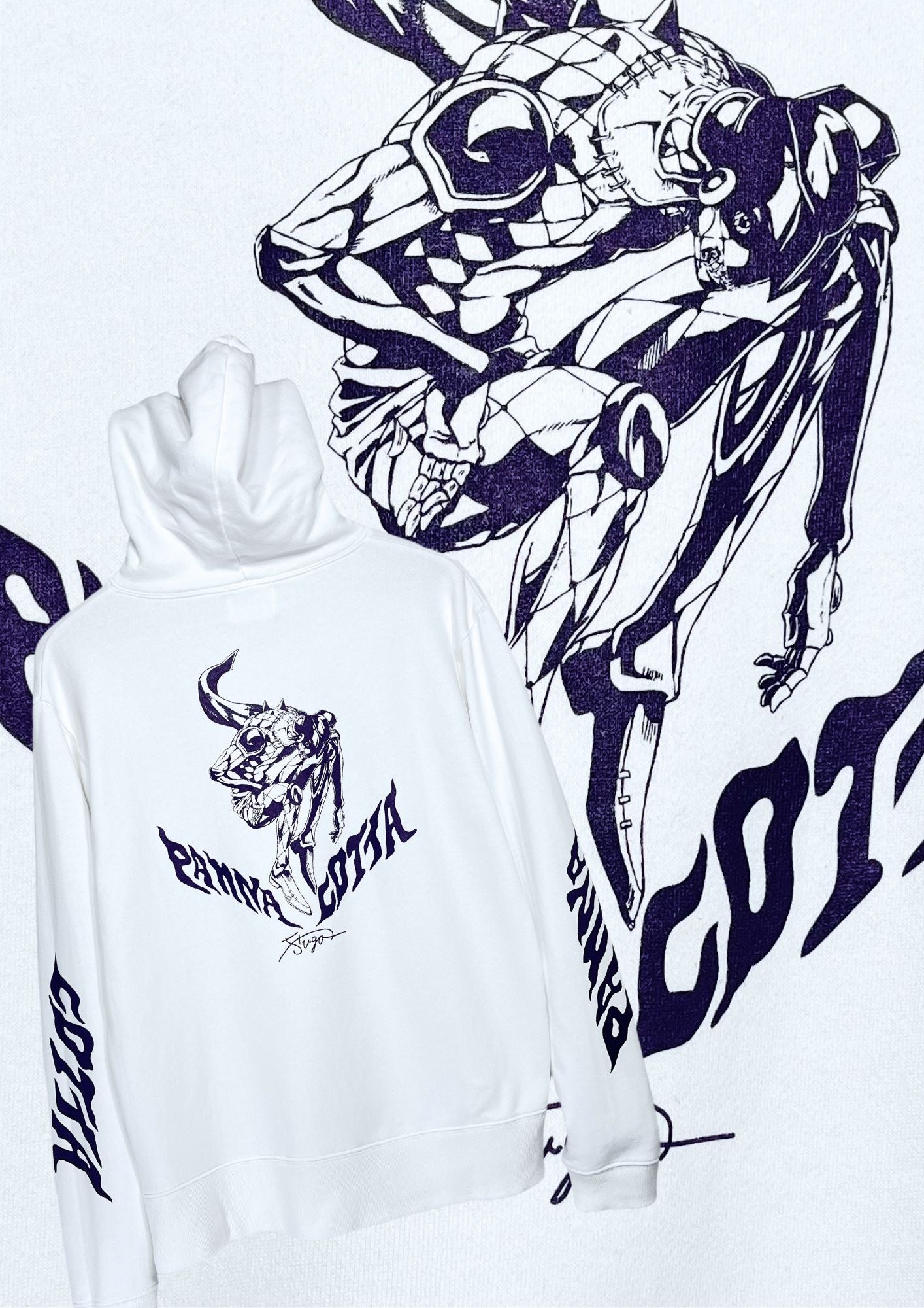 2019 Jojo's Bizarre Adventure x Tokyo Department Store Pannacotta Fugo Hoodie