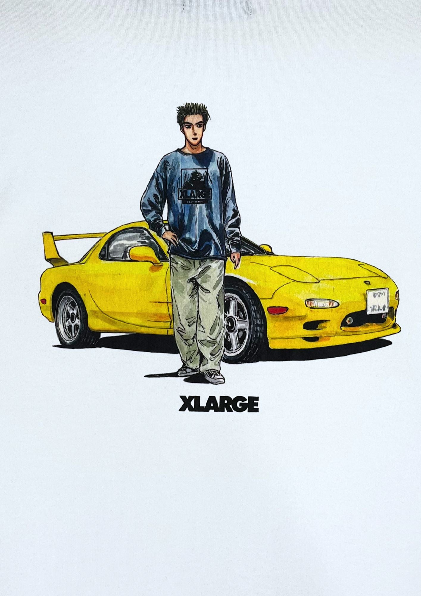 Initial D x X-Large Keisuku Long Sleeve Shirts