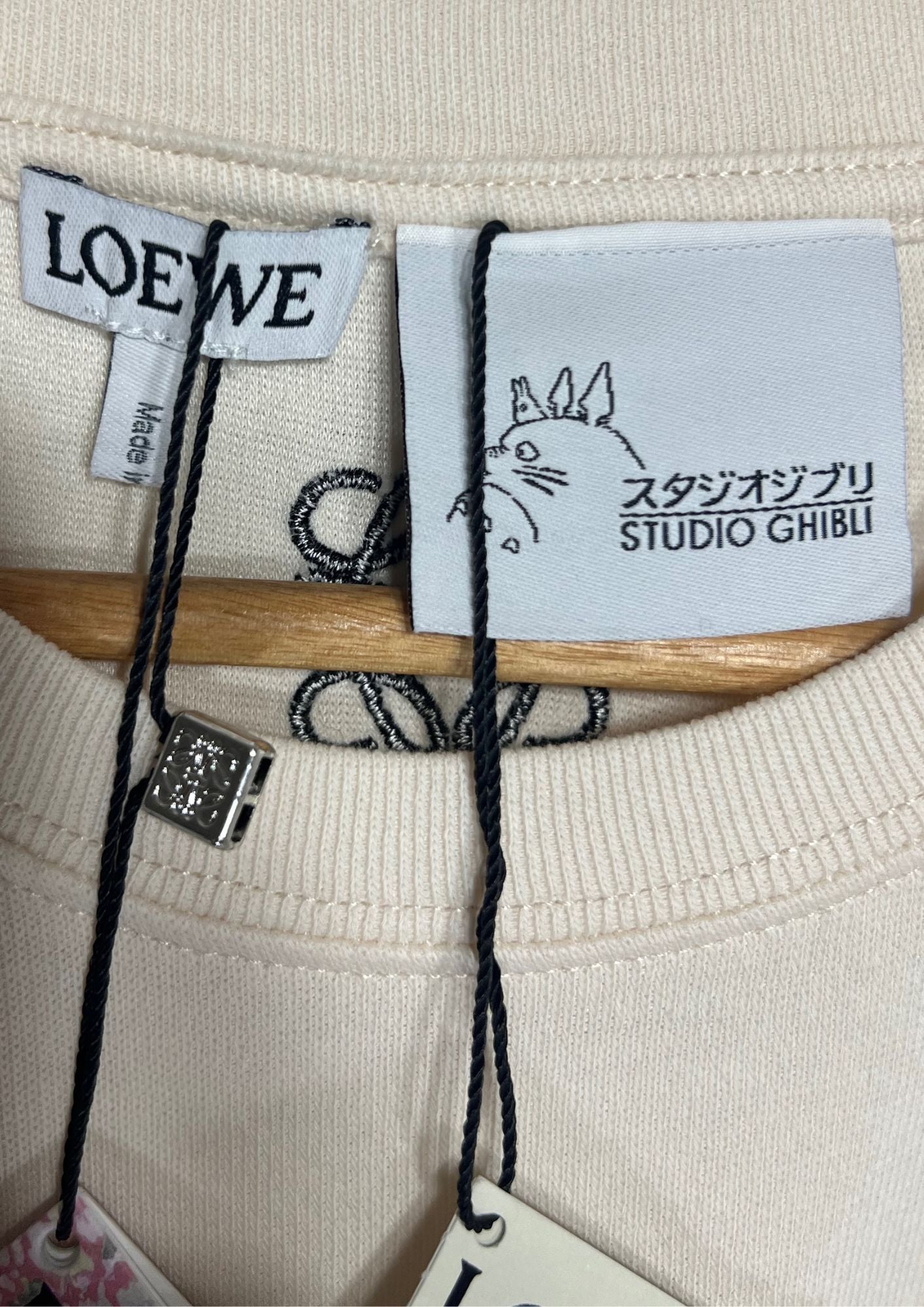 2021 Spirited Away x Loewe Chihiro Embroidered T-shirt