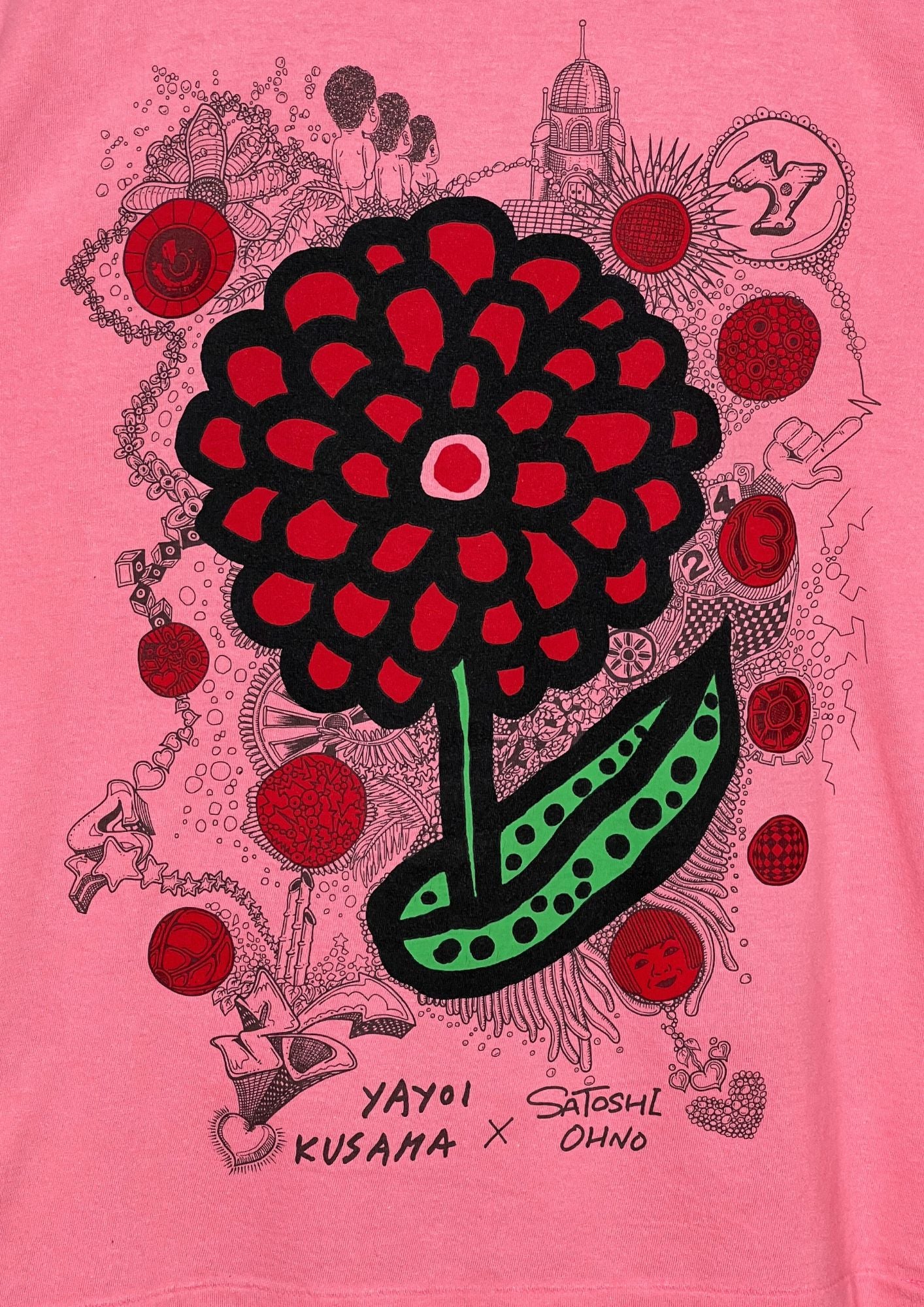 2013 YAYOI KUSAMA x SATOSHI OHNO 24 Hour Television Love Forever T-shirt