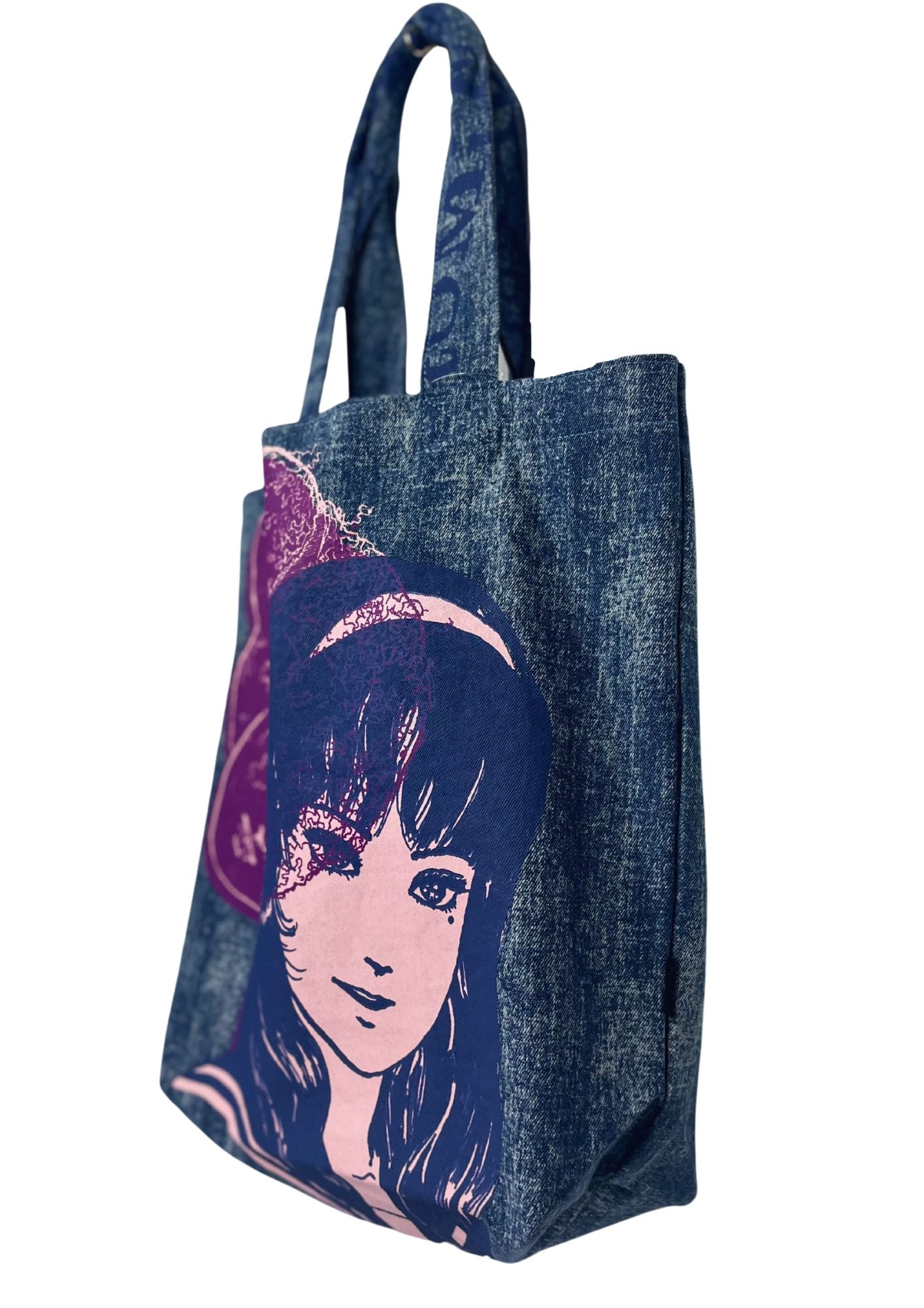 Junji Ito x Tomie Denim Tote Bag