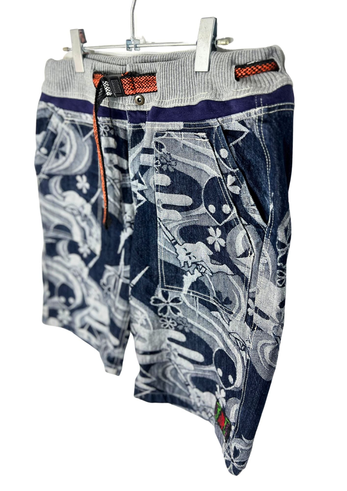 2010s Neon Genesis Evangelion x Nishiki Unit-01 Denim Half Pants