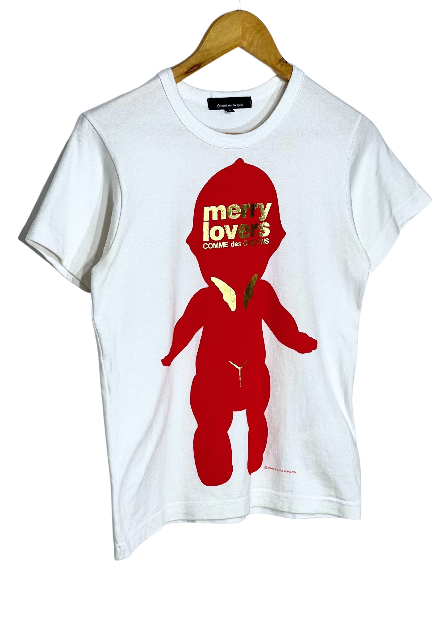 2004 COMME des GARÇONS Merry Lovers Kewpie T-shirt