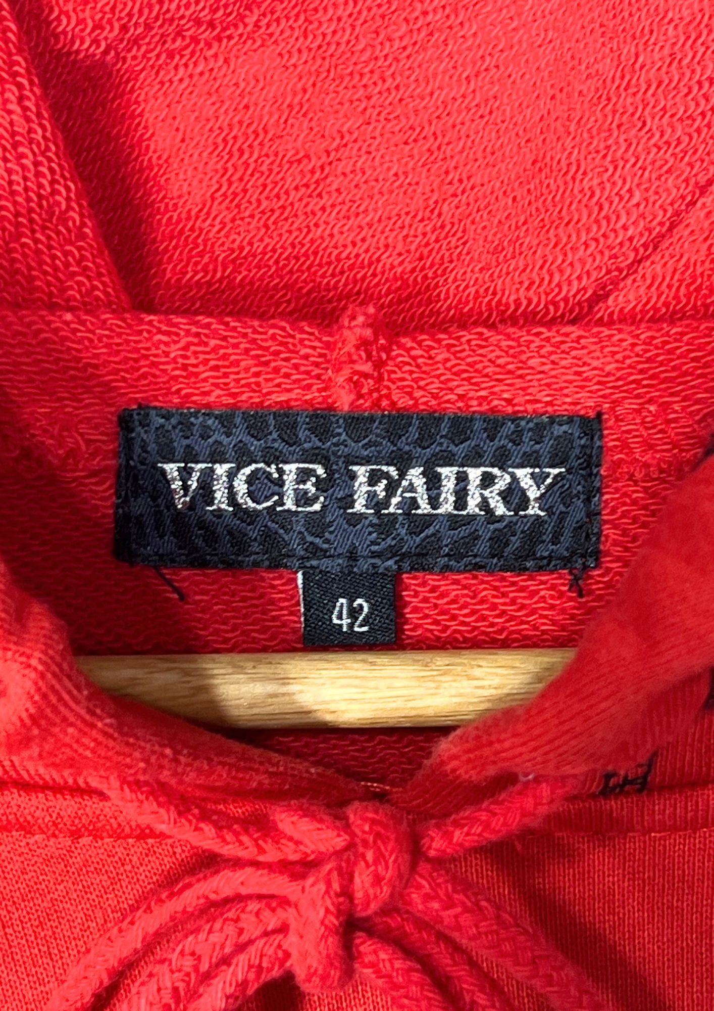 2010 One Piece x VICE FAIRY Ace Rhinesestone Hoodie