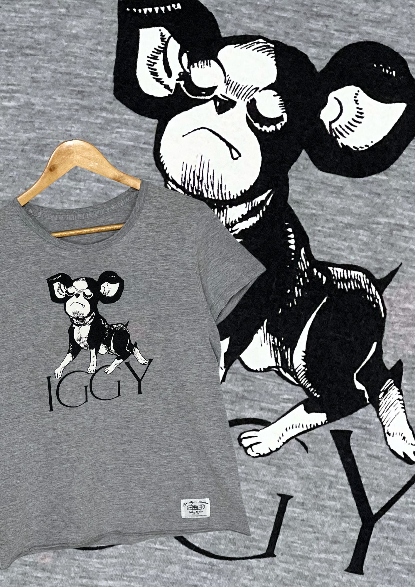 2009 Jojo's Bizarre Adventure x Ultra Violence Iggy and The Fool Reversible T-shirt