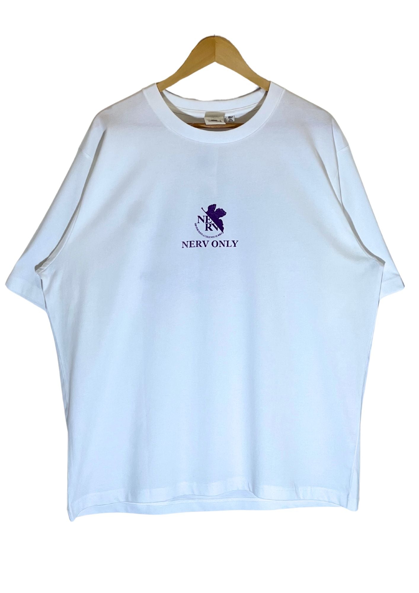 2025 Neon Genesis Evangelion x GU 30th Anniversary of EVANGELION ‘NERV ONLY’ T-shirt (XL)
