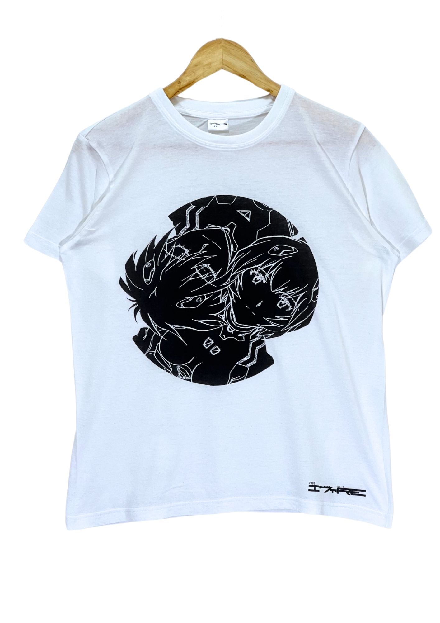 2008 Neon Genesis Evangelion x Monthly Eva Magazine 'Rei & Kaoru' Prize Limited T-shirt (S)