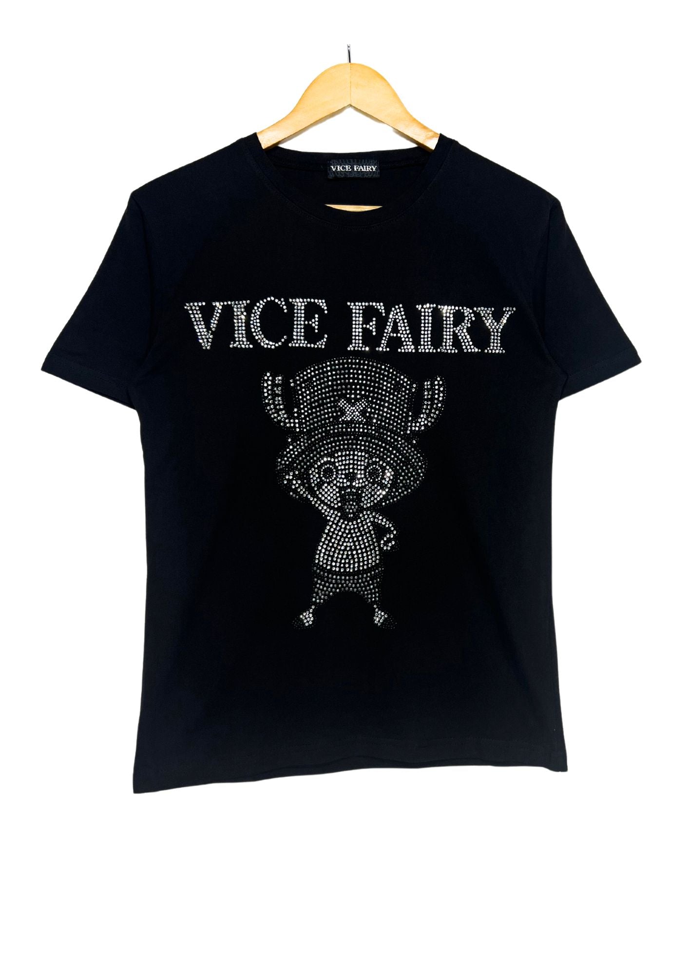 2010 One Piece x VICE FAIRY Rhinestones Chopper T-shirt