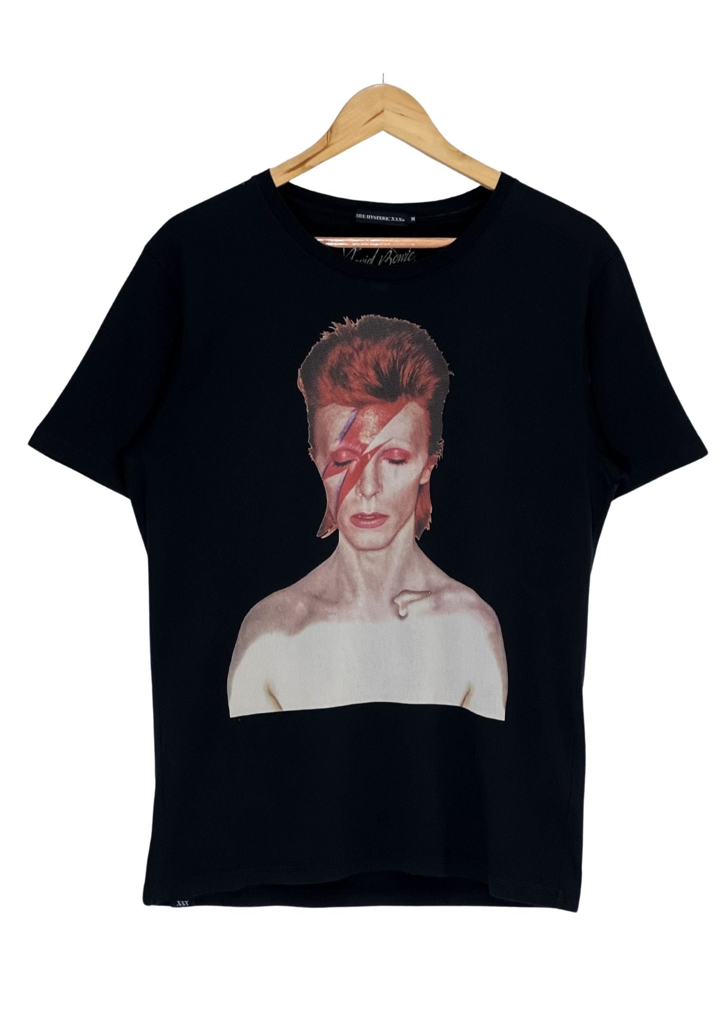 2010 HYSTERIC GLAMOUR THEE HYSTERICS XXX x David Bowie '1973' T-shirt (M)