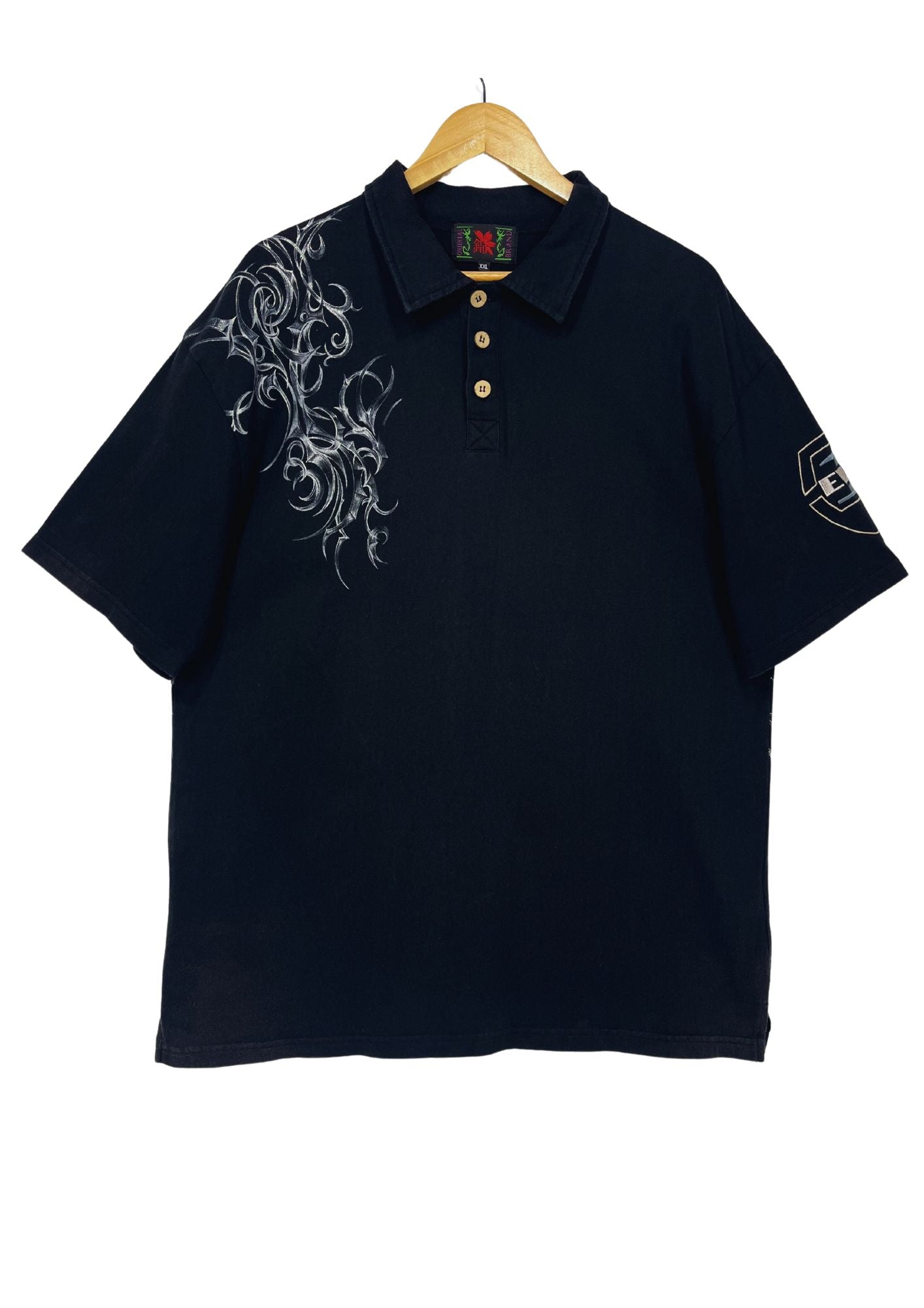 Neon Genesis Evangelion x Nishiki Tribal Motif Polo Shirt