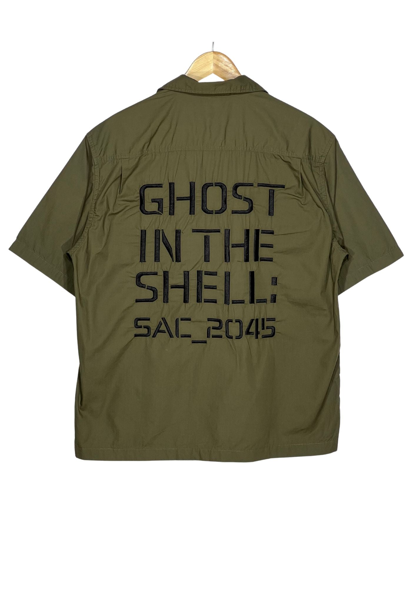 2020 Ghost in the Shell x GU Embroidered Military S/S Shirts