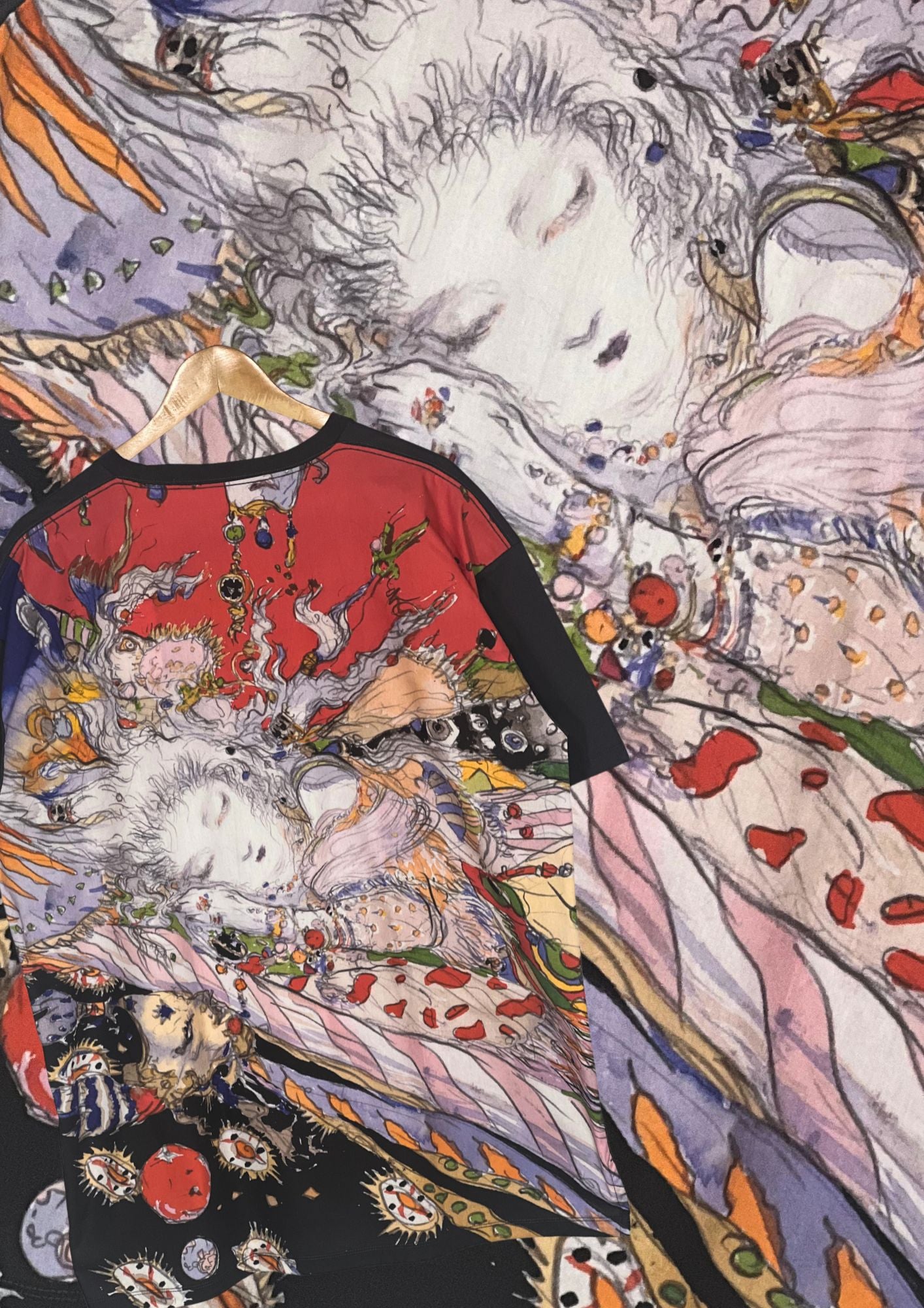 Yoshitaka Amano x Graniph 'La Petite Fille de la Mer' T-shirt