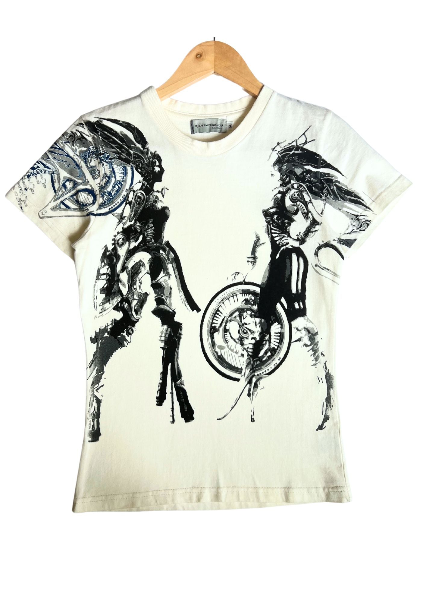 2000s Final Fantasy XIII x Square Enix Products 'Summoned Beast Shiva' T-shirt (Ladies S-M)