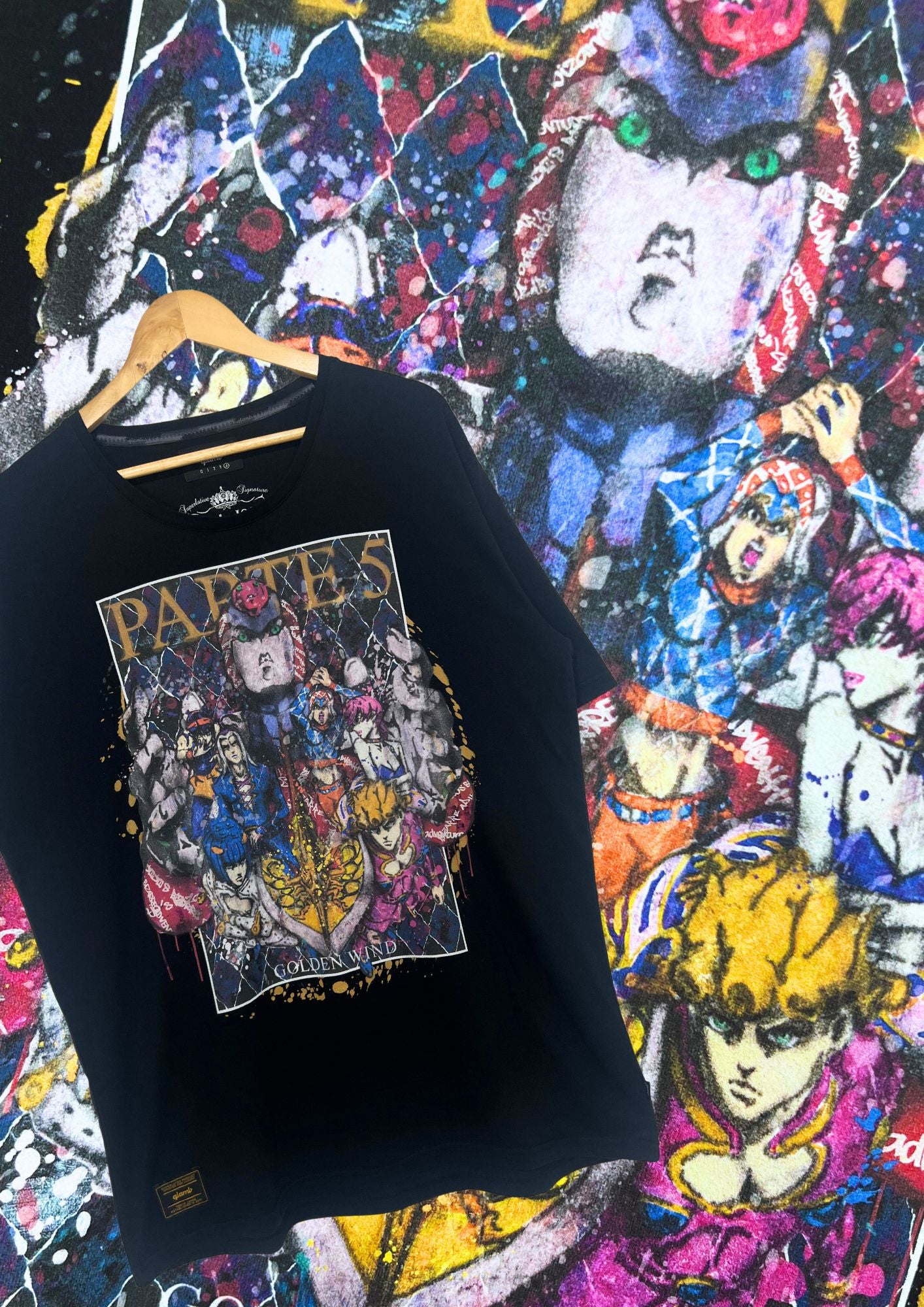 2019 Jojo's Bizarre Adventure x Glamb Golden Wind T-shirt