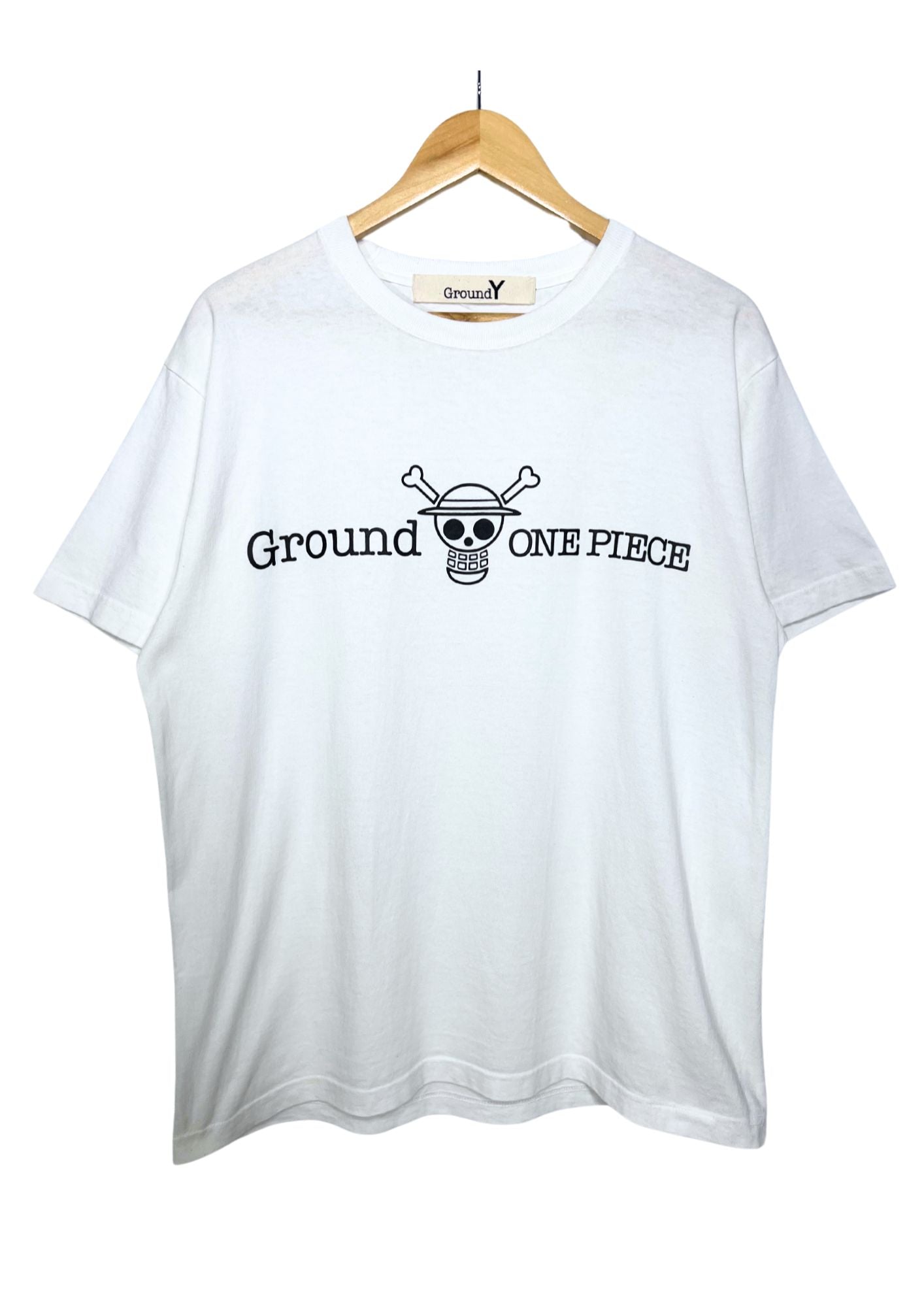 2019 One piece x Ground Y Yohji Yamamoto Logo T-shirt