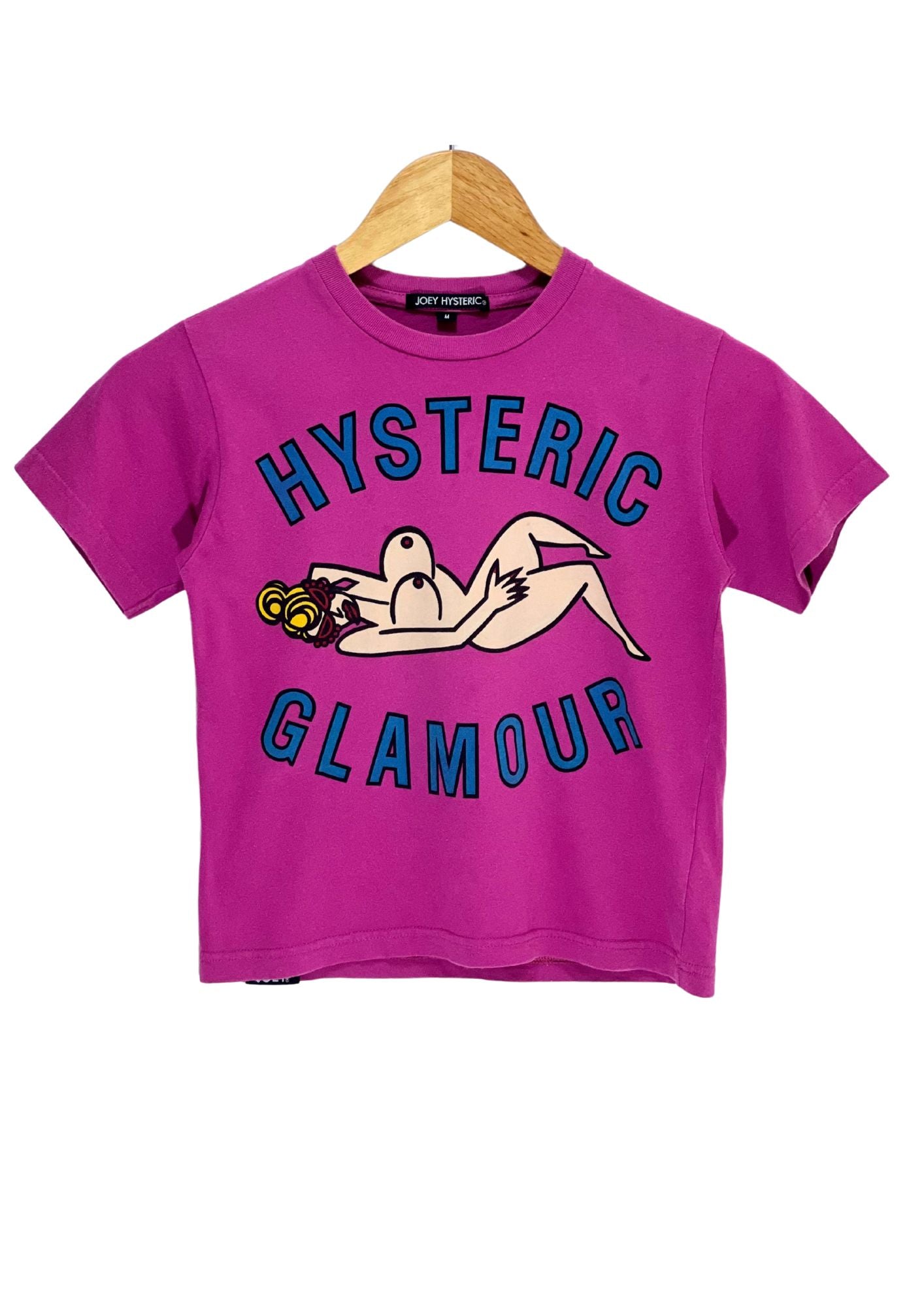 2000s HYSTERIC GLAMOUR JOEY HYSTERIC 'Nude Mum’ Baby Tee