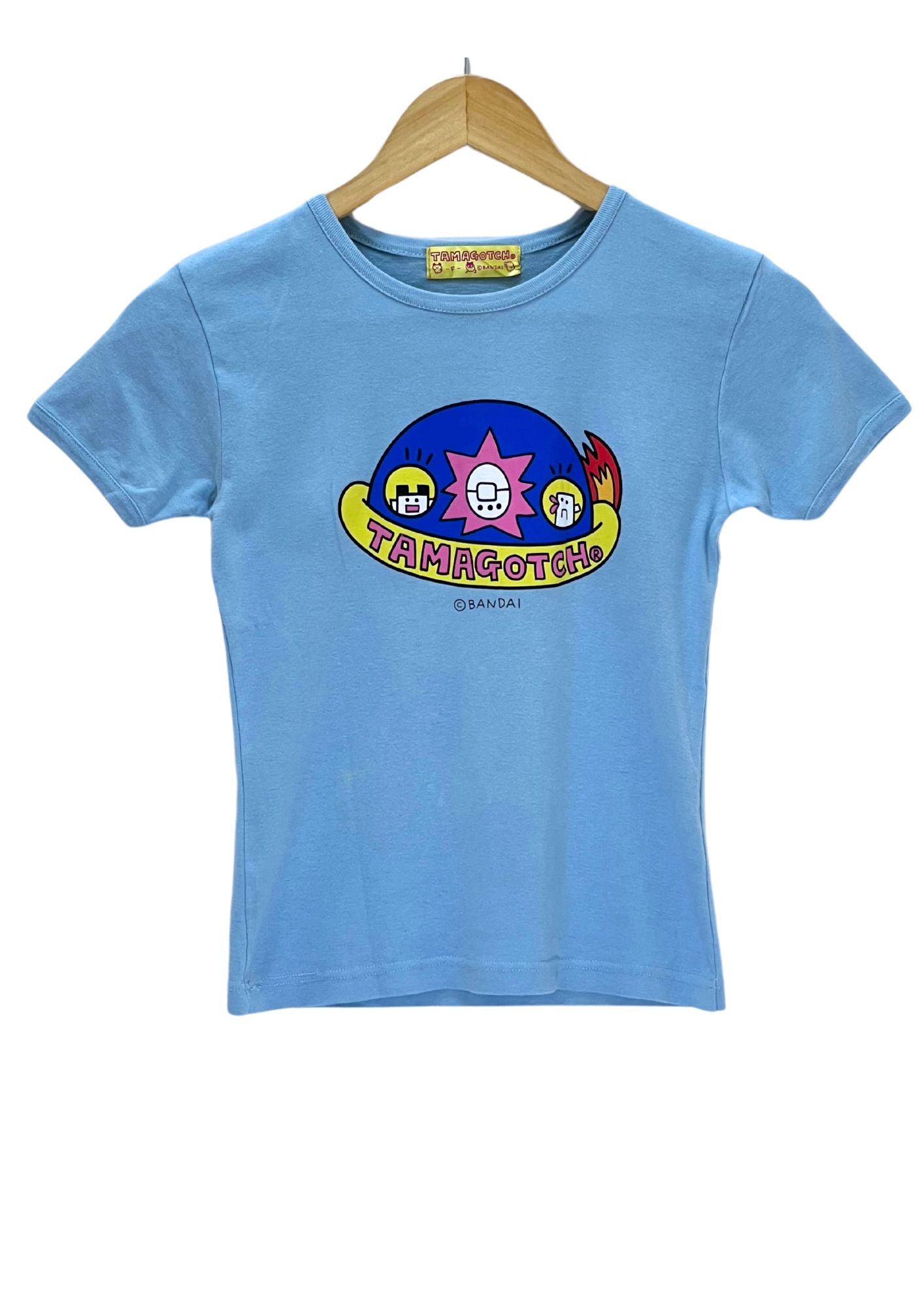 90s Vintage Tamagotchi x BANDAI 'Space Tamagochi’ Baby Tee (S-XS)