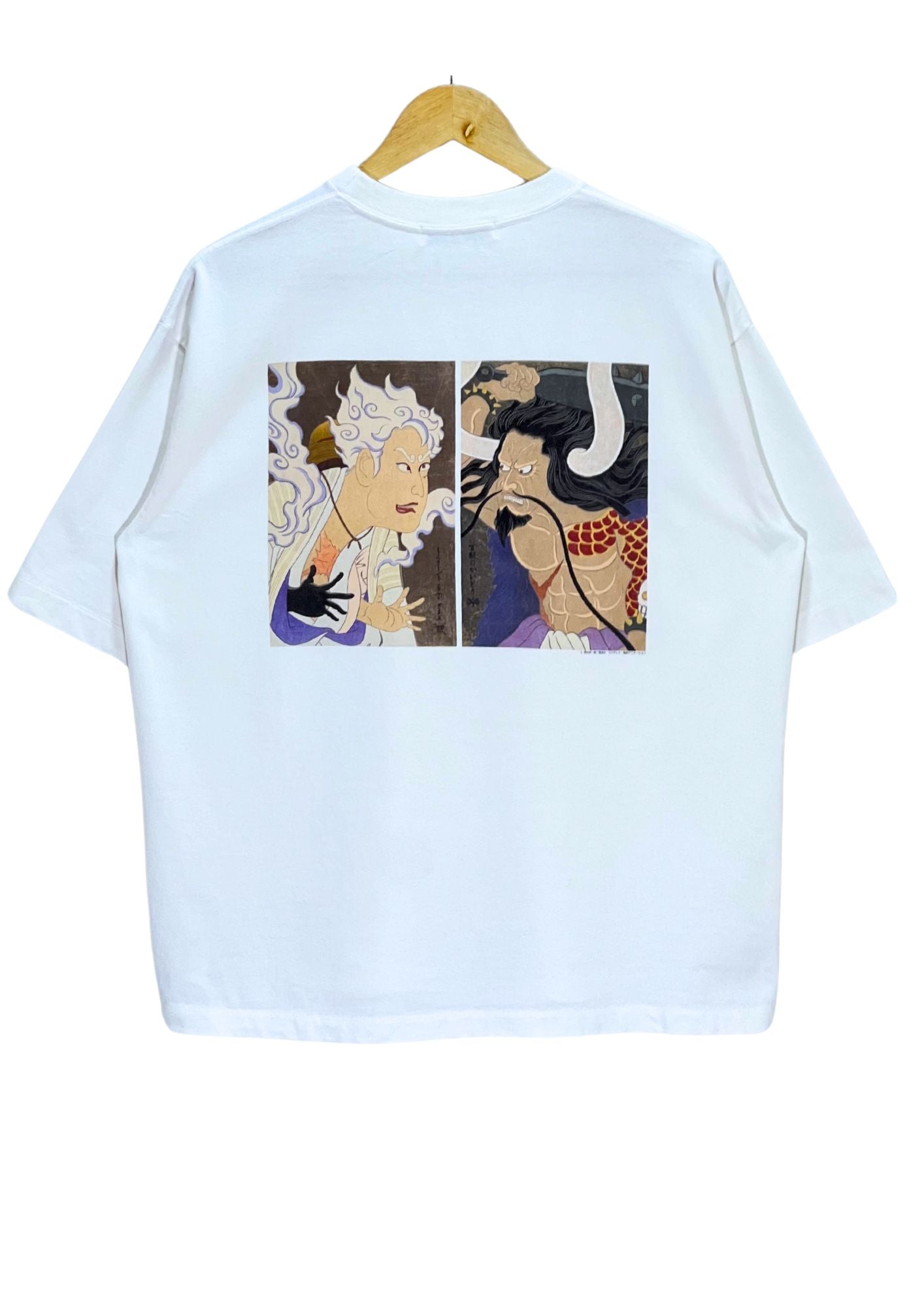 2023 One Piece x PUBLIC TOKYO 'Nika & Kaido' Ukiyo-e T-shirt (M Oversize)