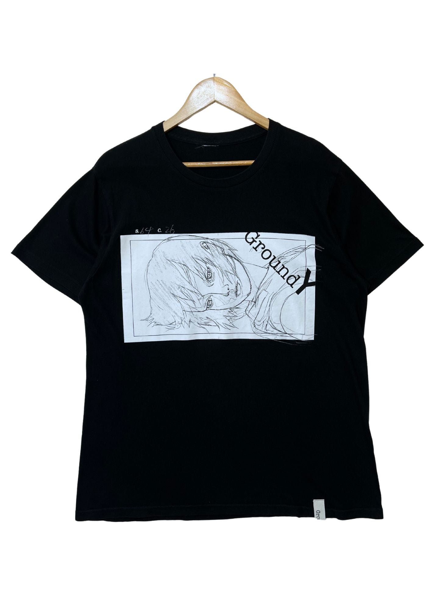 2019 Ghost in the Shell 2: Innocence x Ground Y Yohji Yamamoto 'Motoko Kusanagi' T-shirt (L-M)