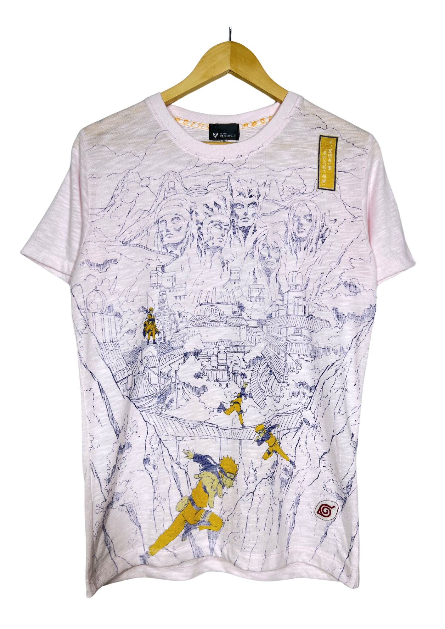 Naruto x TK MIXPICE Takeo Kikuchi Leaf Village Past of Kage T-shirt