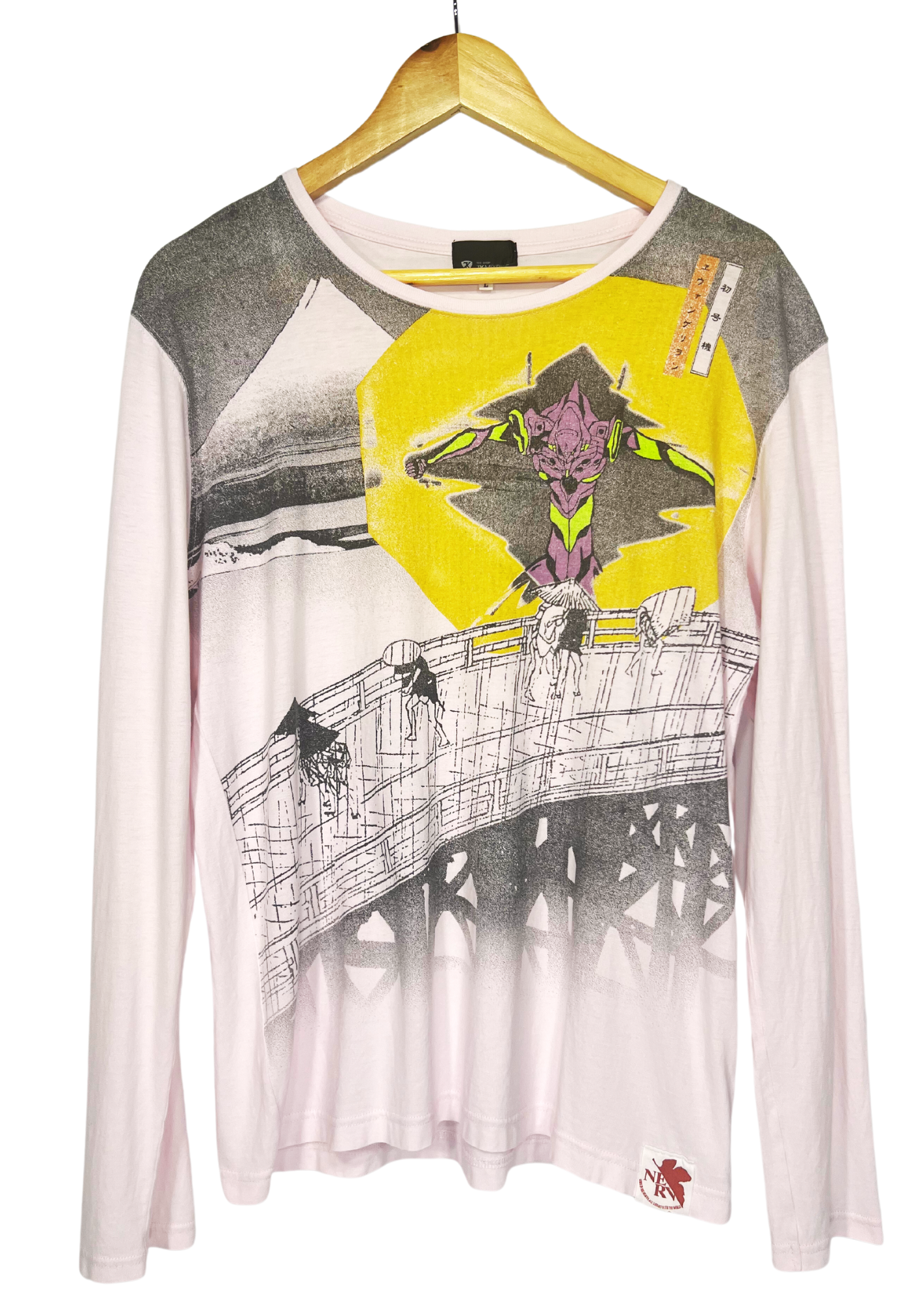 Neon Genesis Evangelion x TK Mixpiece Eva 01 Ukiyo-e Long Sleeve Shirt