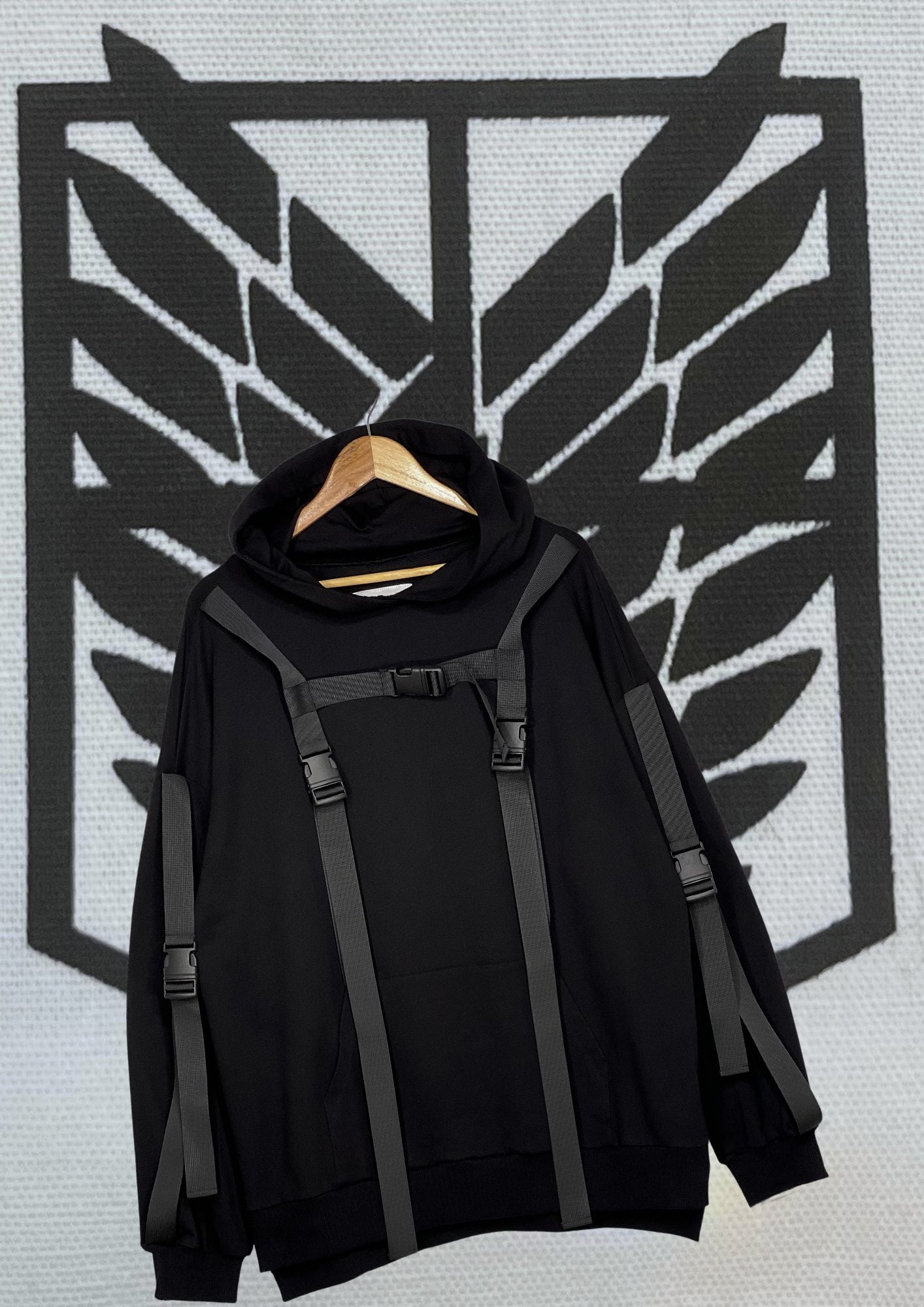 2019 Attack on Titan x One Spo Eren Yeager Parachute Hoodie