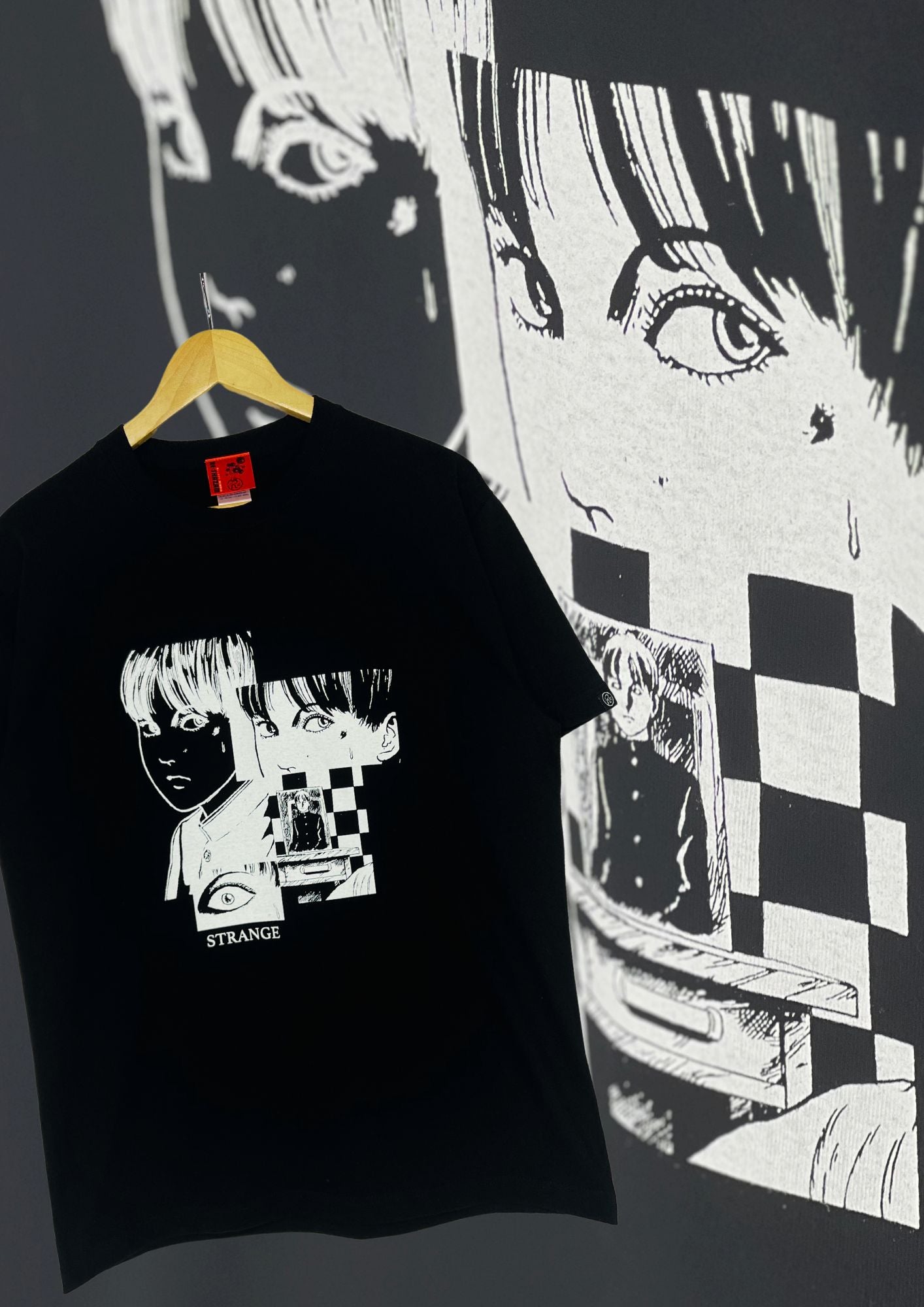 2020 Junji Ito 'Strange' x RE: SHAZAM T-shirt