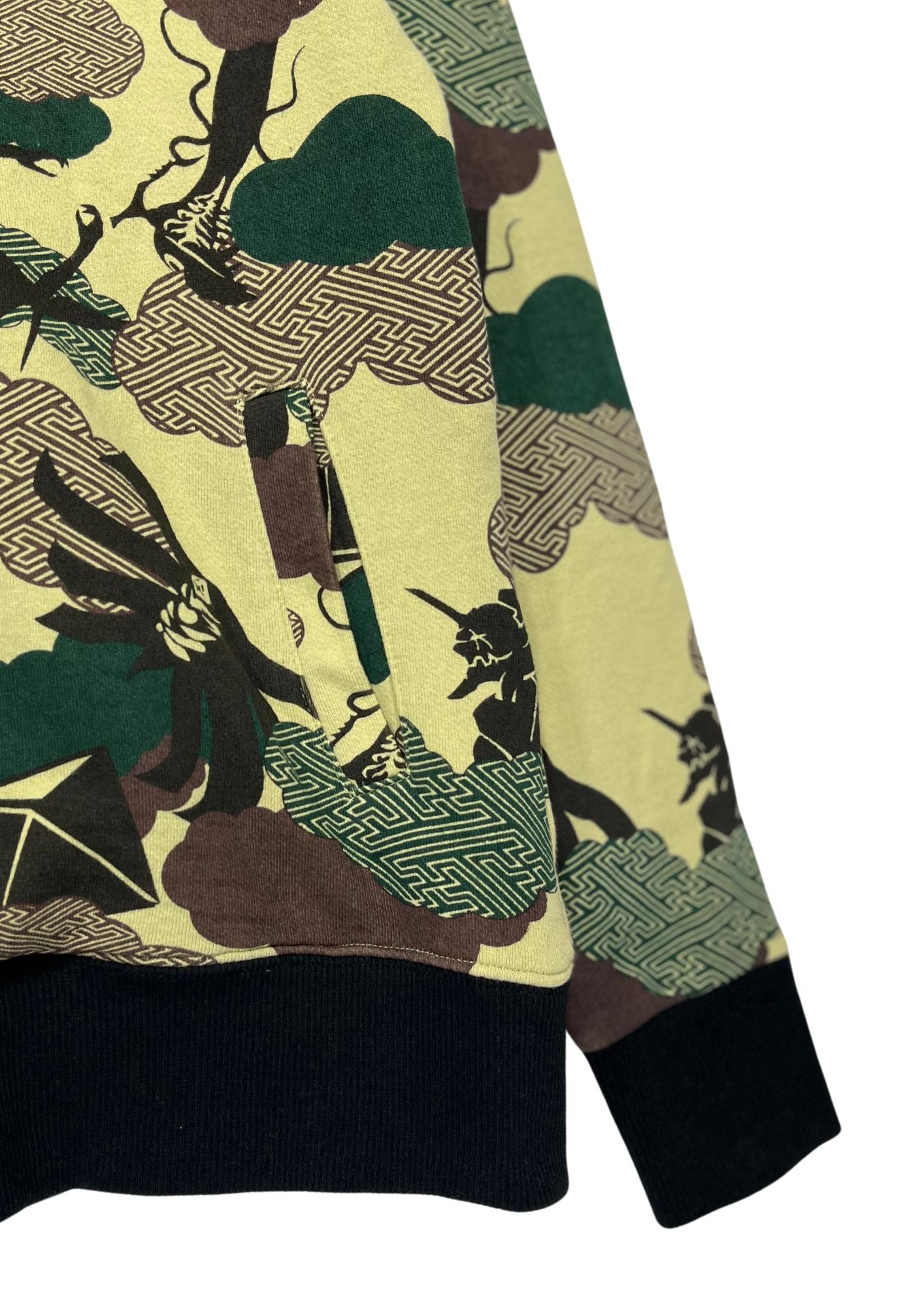 Neon Genesis Evangelion x Nishiki Angels Military Japanese Pattern Hoodie