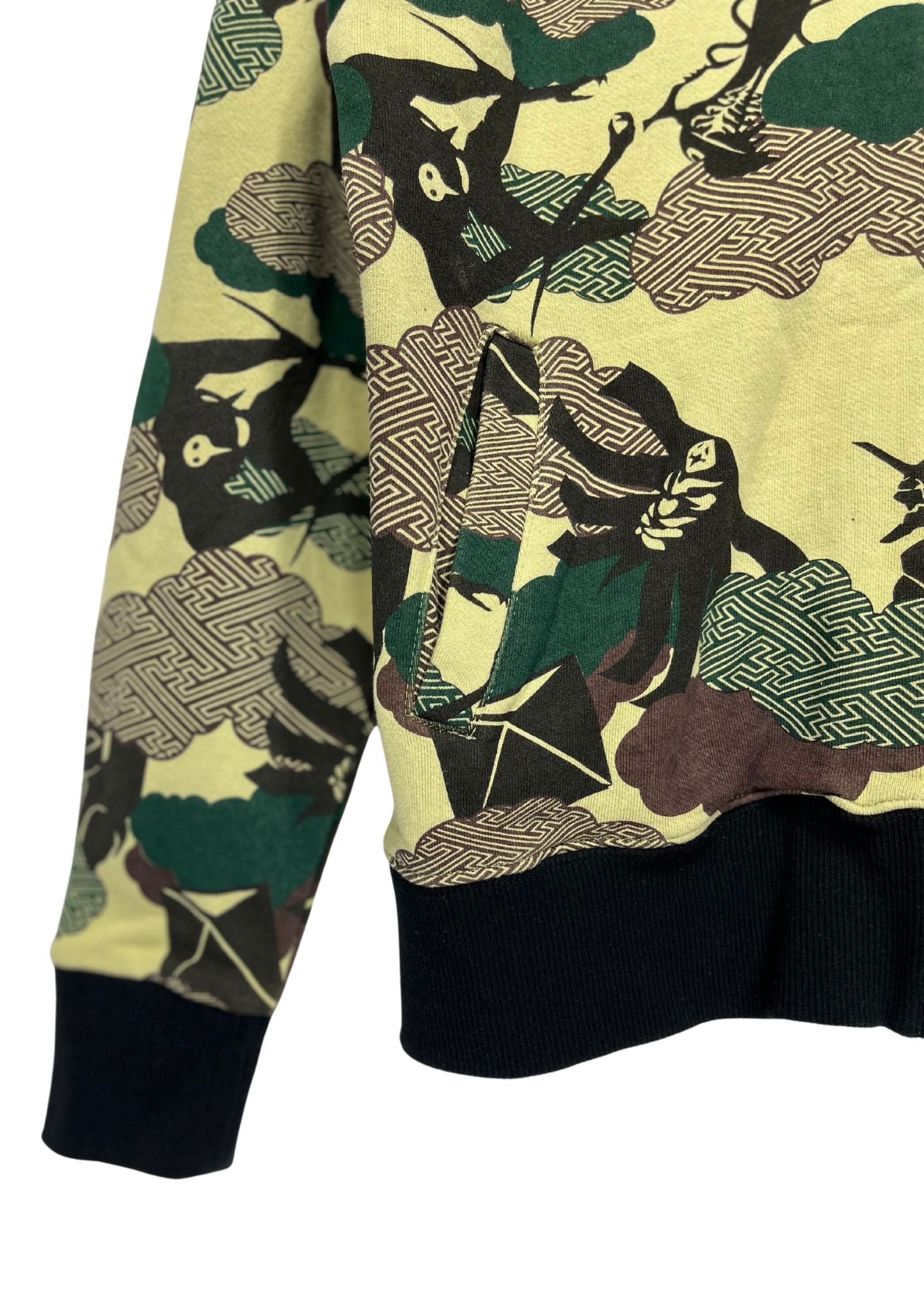 Neon Genesis Evangelion x Nishiki Angels Military Japanese Pattern Hoodie