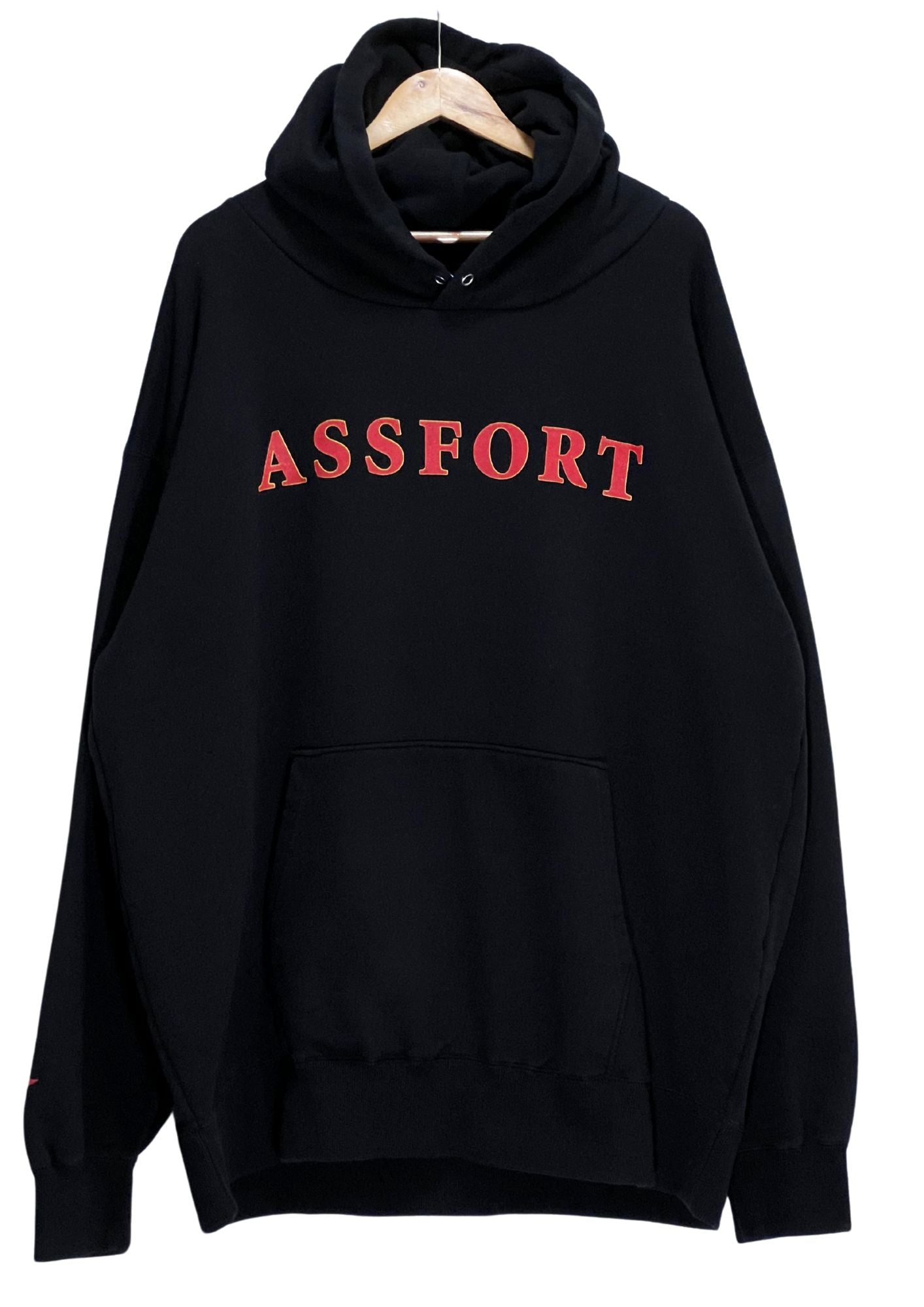 ASSFORT x Suehiro Maruo x CROSS STITCH 'Free Punk Customize Kit' Japanese Band Zip Hoodie (2XL)