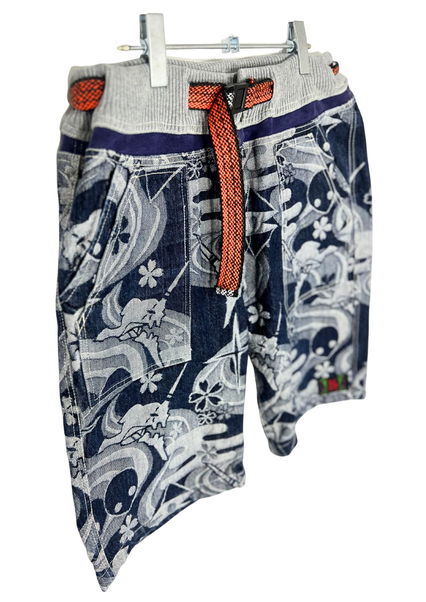 2010s Neon Genesis Evangelion x Nishiki Unit-01 Denim Half Pants