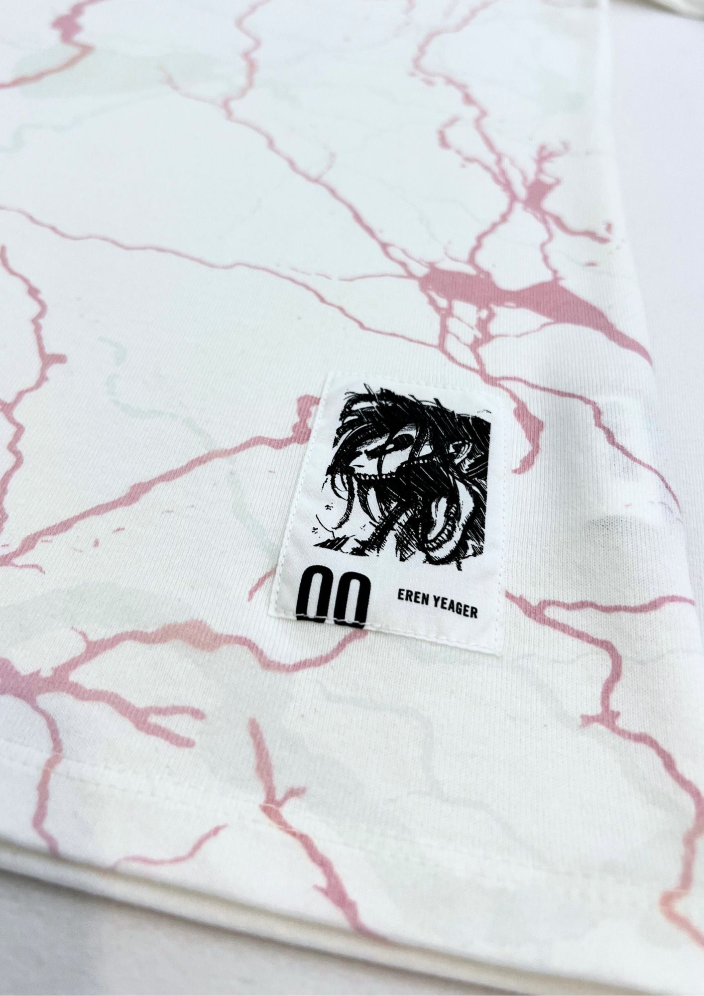 2015 Attack on Titan x ANREALGE Erin Yeager 00 UV Print Changing Colour T-shirt