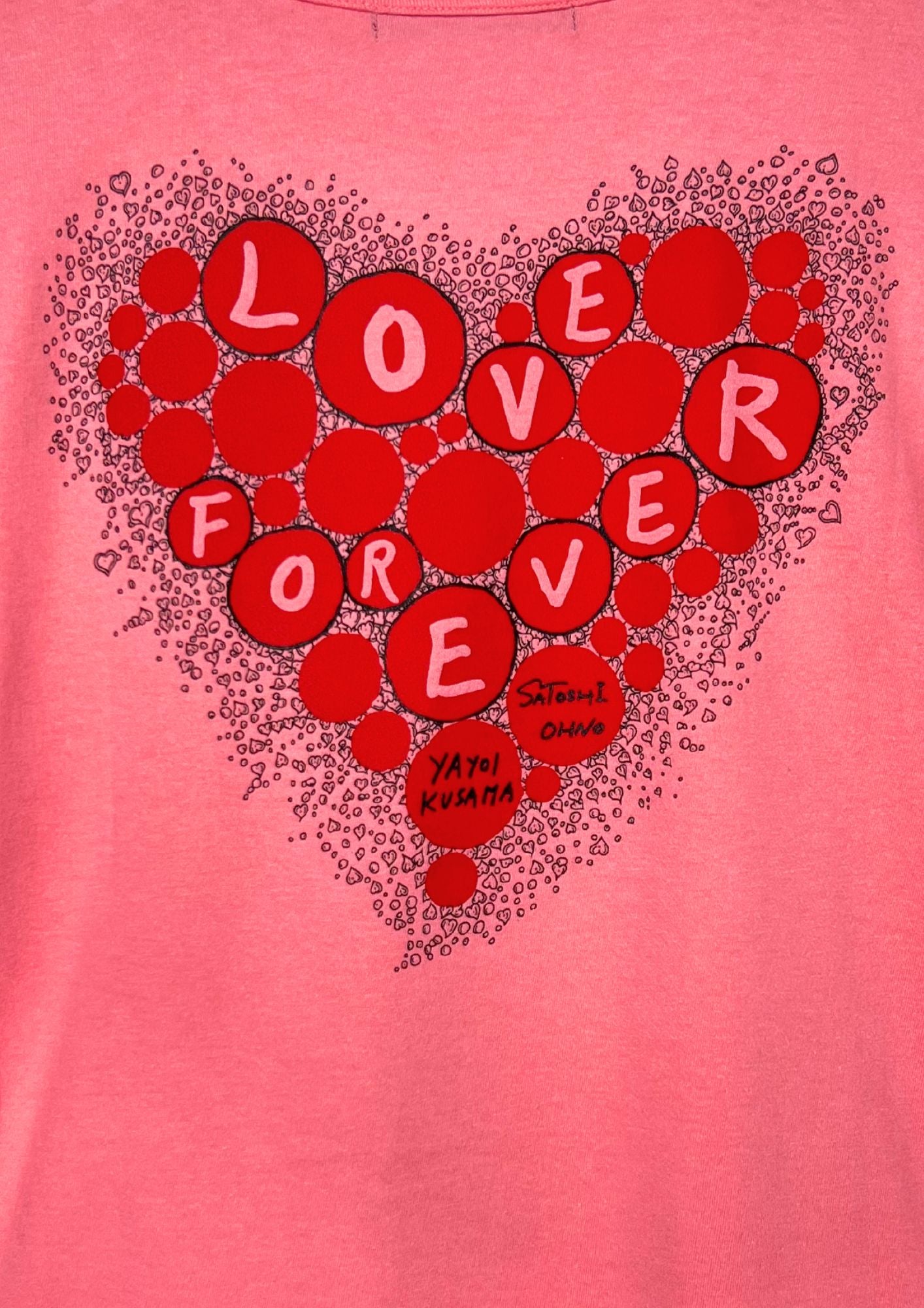 2013 YAYOI KUSAMA x SATOSHI OHNO 24 Hour Television Love Forever T-shirt