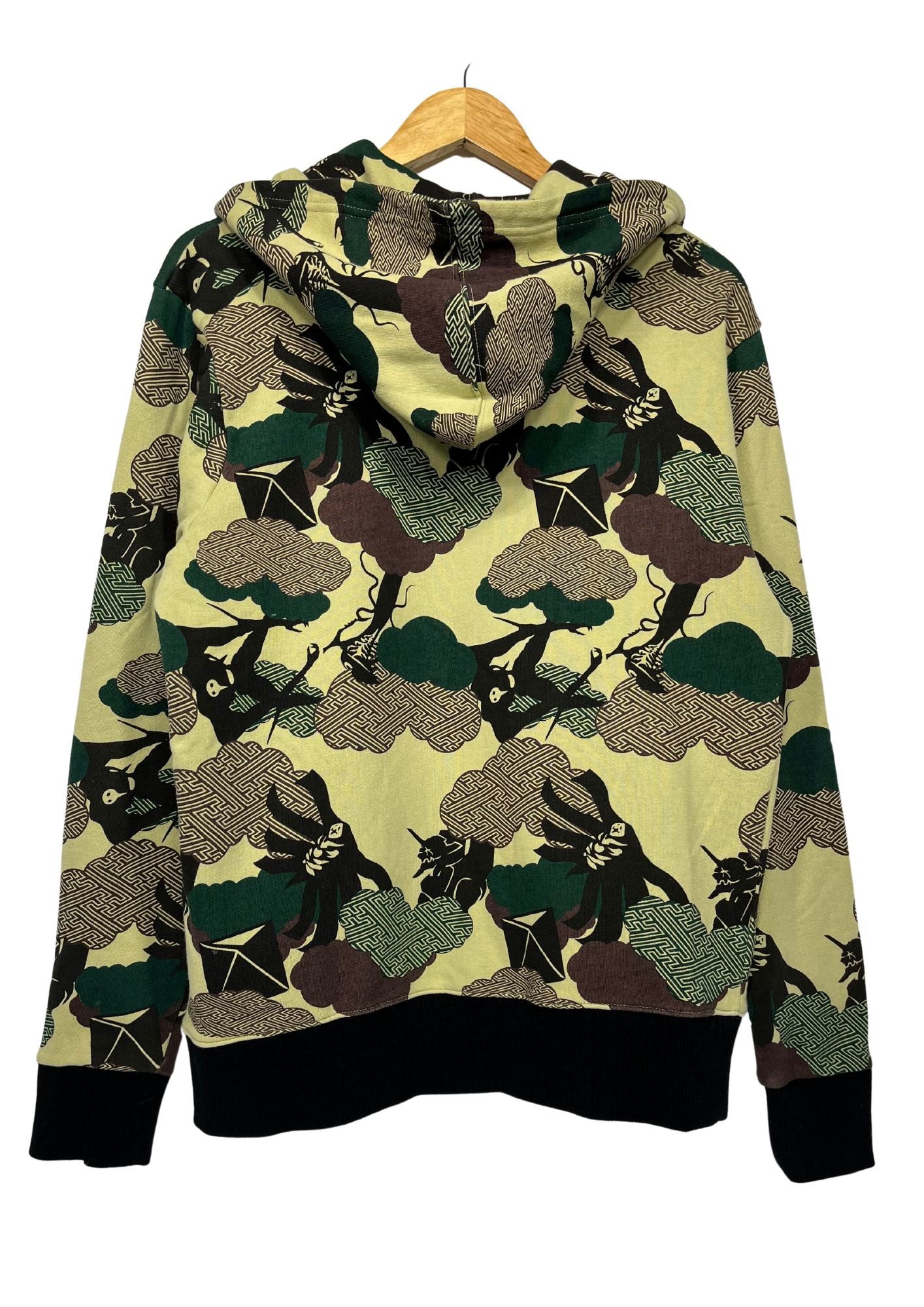 Neon Genesis Evangelion x Nishiki Angels Military Japanese Pattern Hoodie