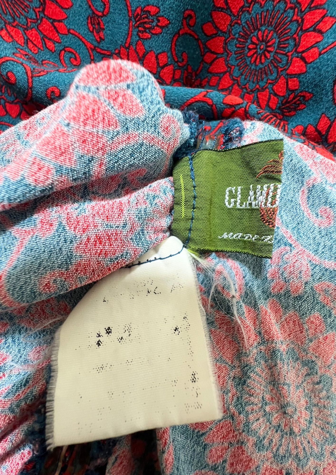 2000s GLAMDY 'Sunflower' Side Gathered Tank Top (Ladies M)