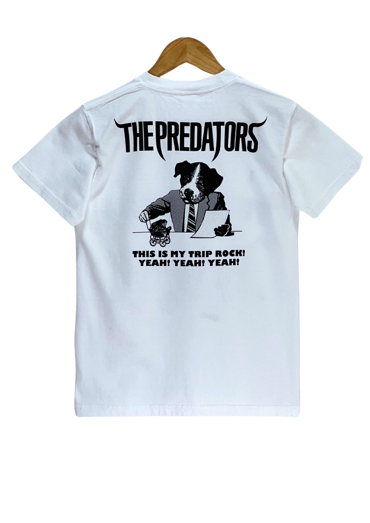 2010s THE PREDATORS 'Trip Rock' Japanese Band Baby Tee (Ladies M)