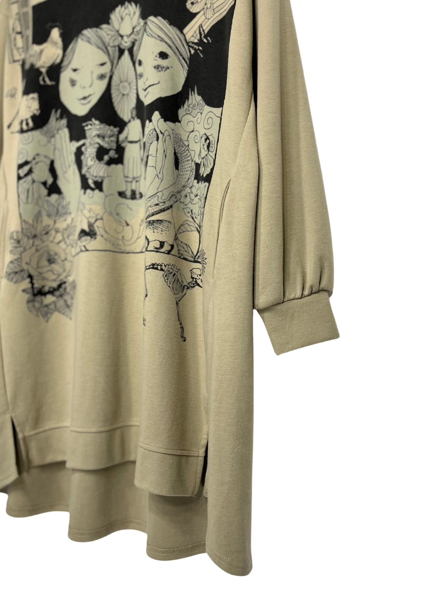 Taiyo Matsumoto No.5 x Graniph Tunic Hoodie