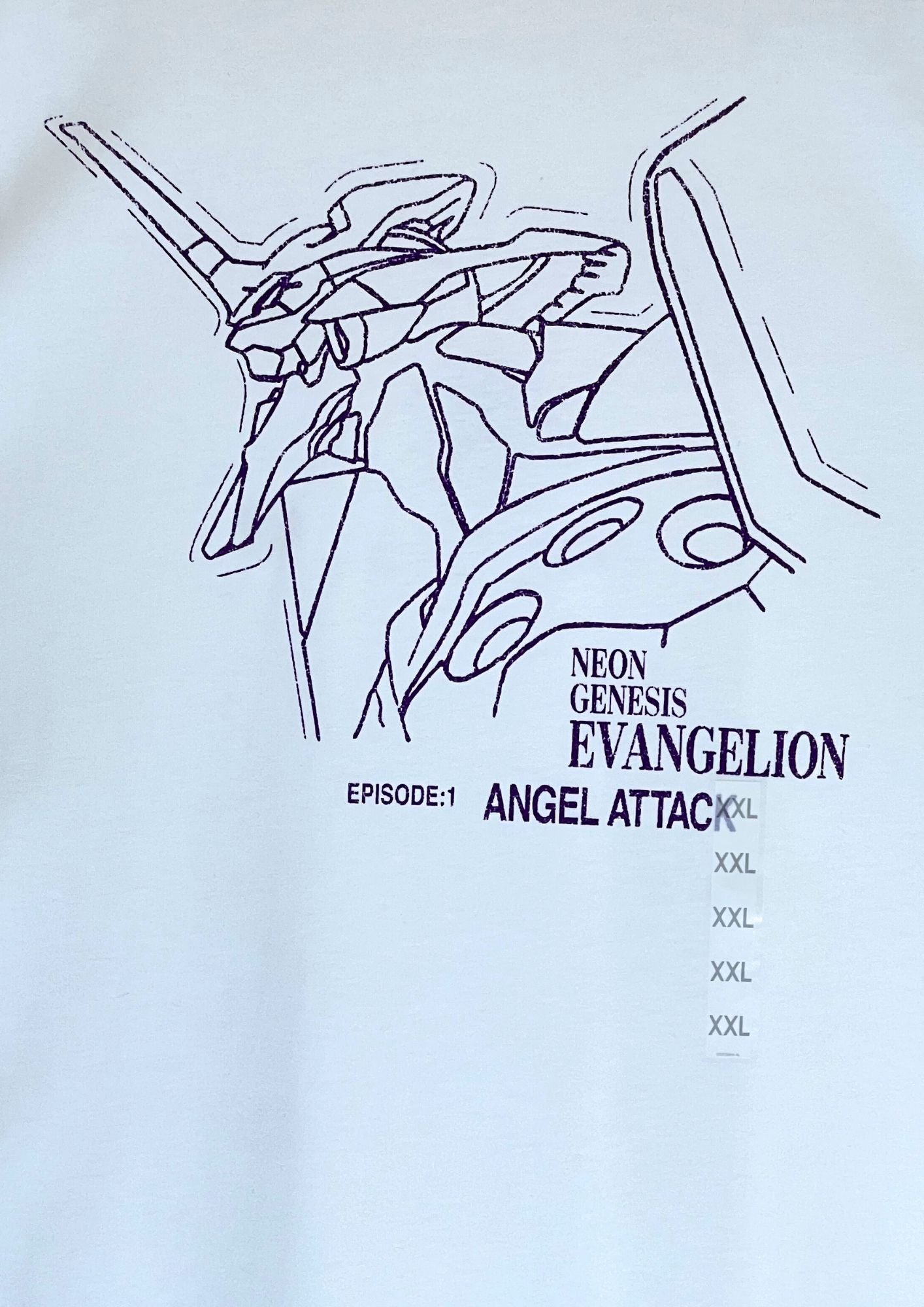 2025 Neon Genesis Evangelion x GU 30th Anniversary of EVANGELION ‘NERV ONLY’ T-shirt (XL)