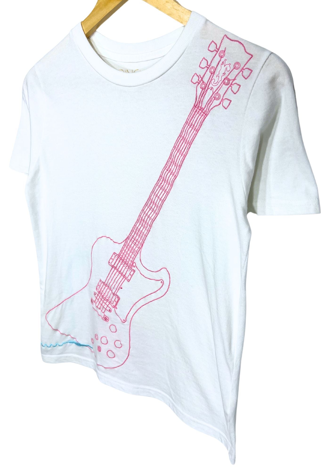 2014 SHEENA RINGO Ringo Expo 'Electric Guitar Counterattack' Japanese Band Embroidered T-shirt