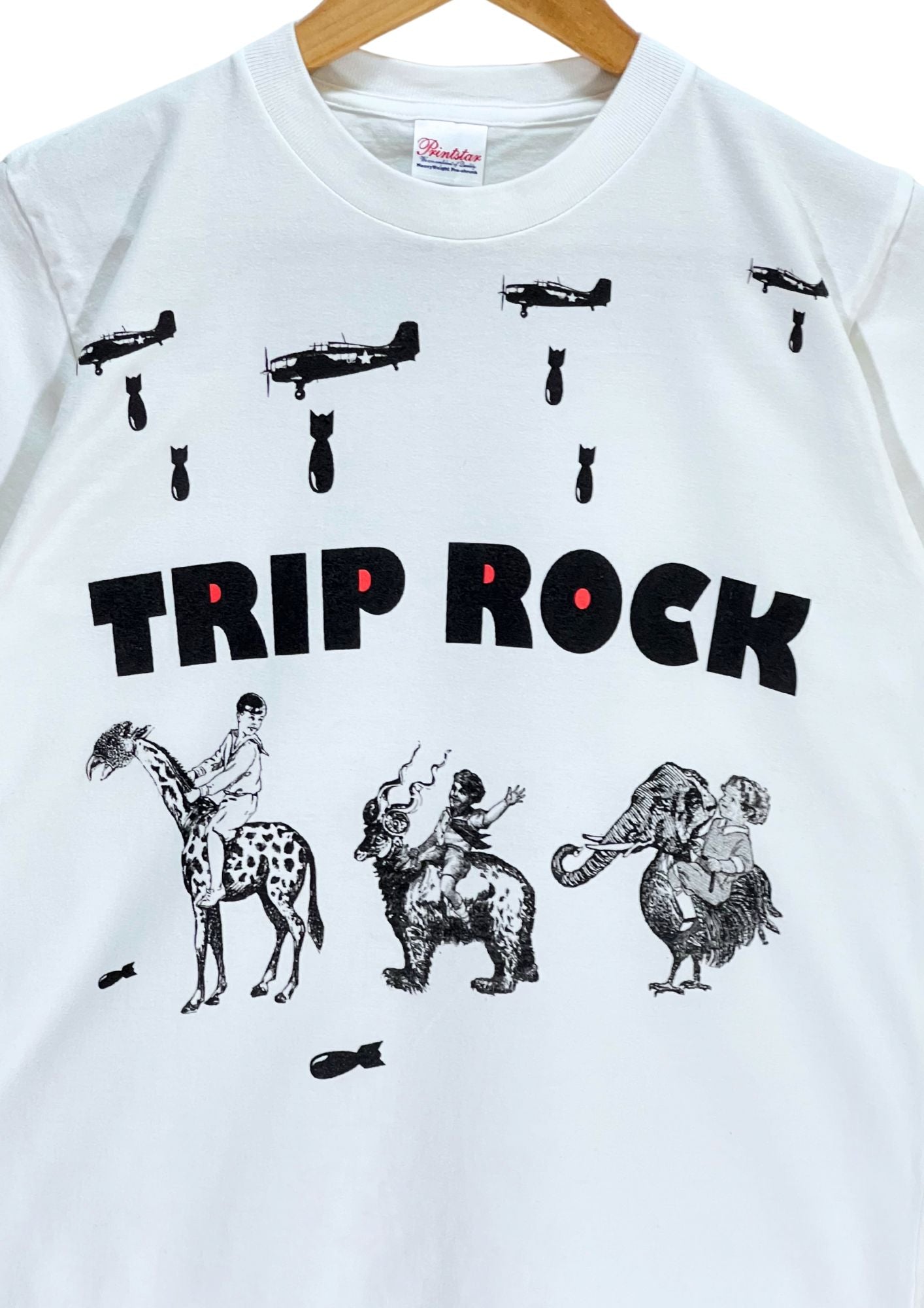 2010s THE PREDATORS 'Trip Rock' Japanese Band Baby Tee (Ladies M)