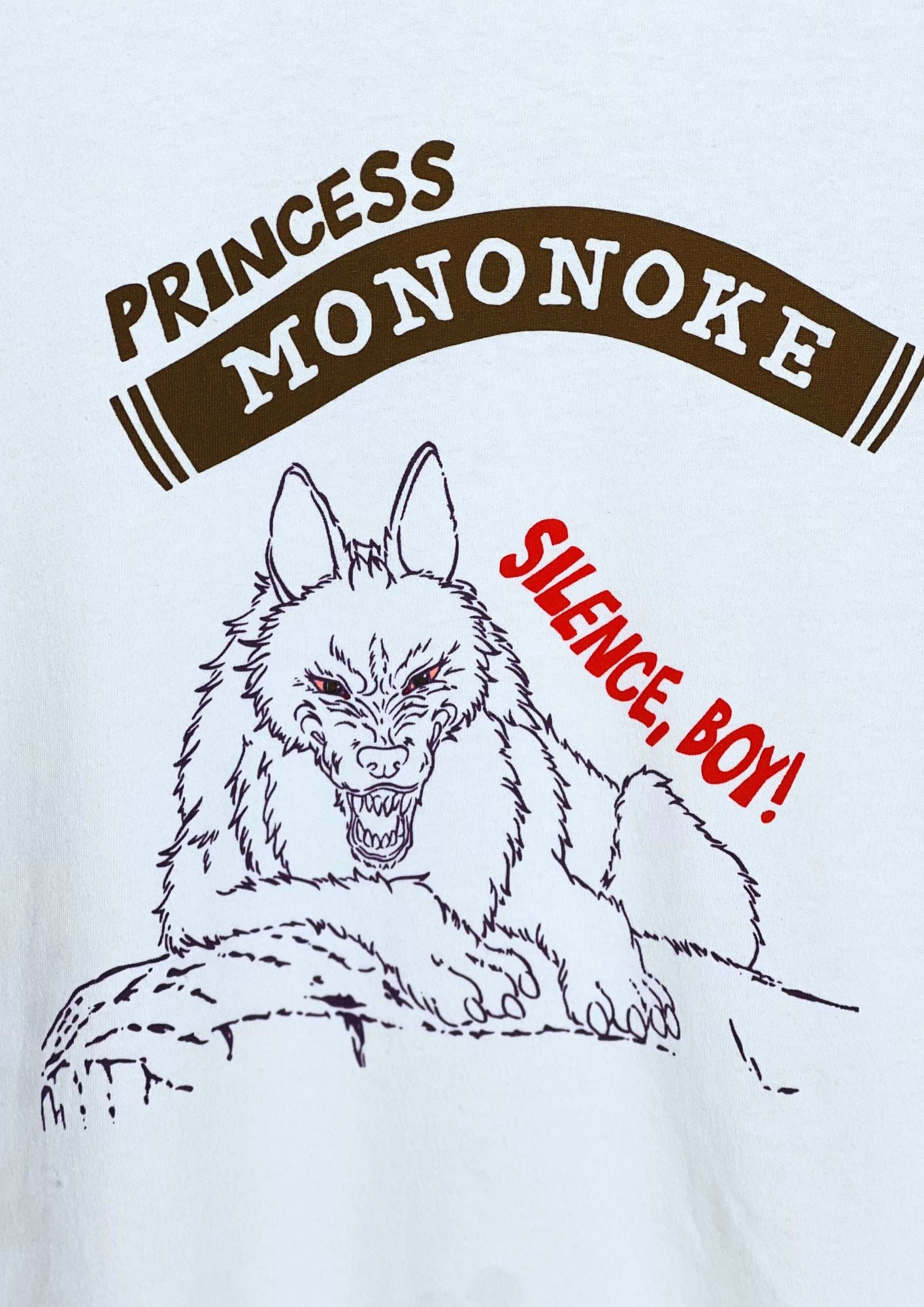 Princess Mononoke x GBL Silence, Boy! T-shirt
