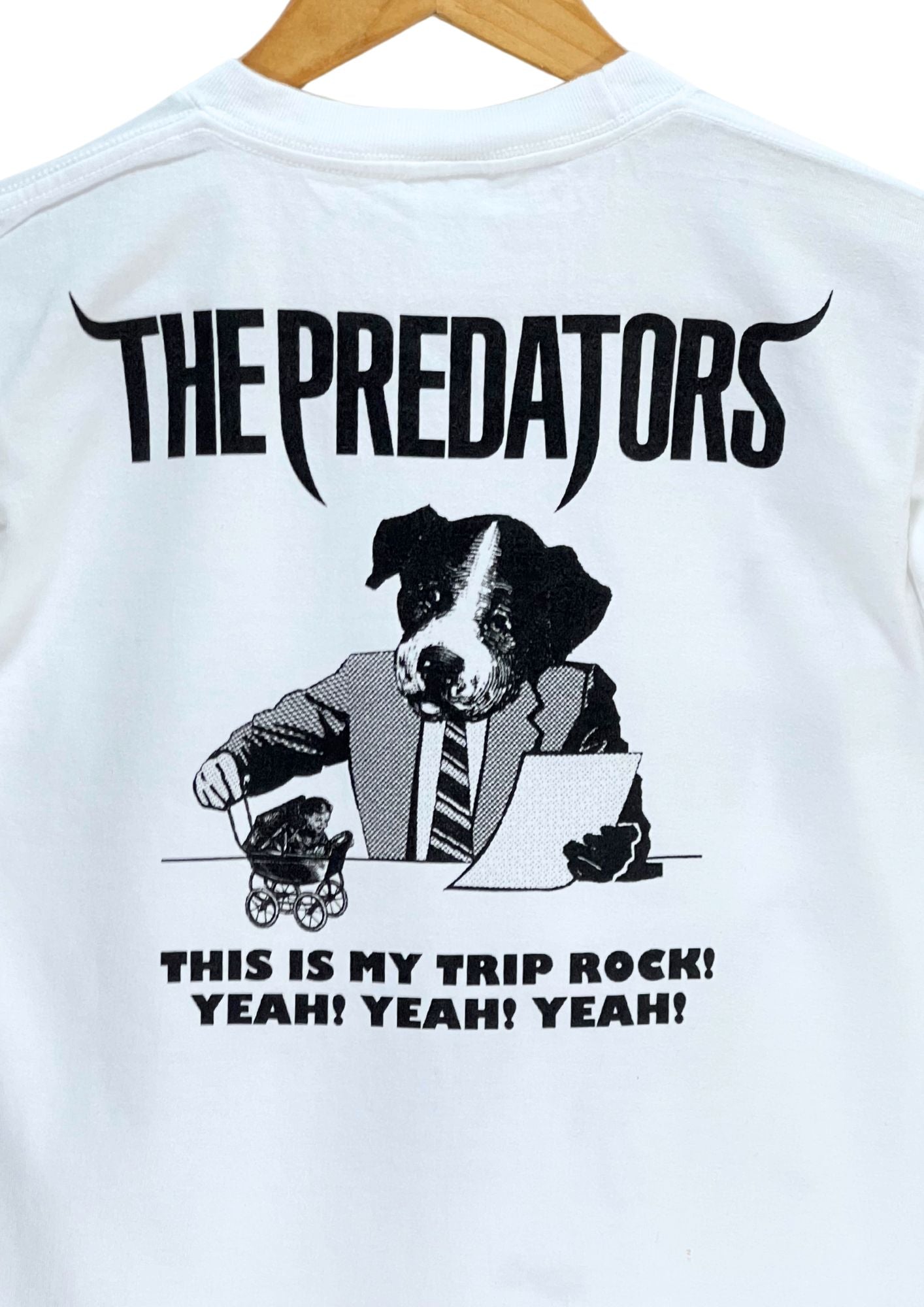 2010s THE PREDATORS 'Trip Rock' Japanese Band Baby Tee (Ladies M)