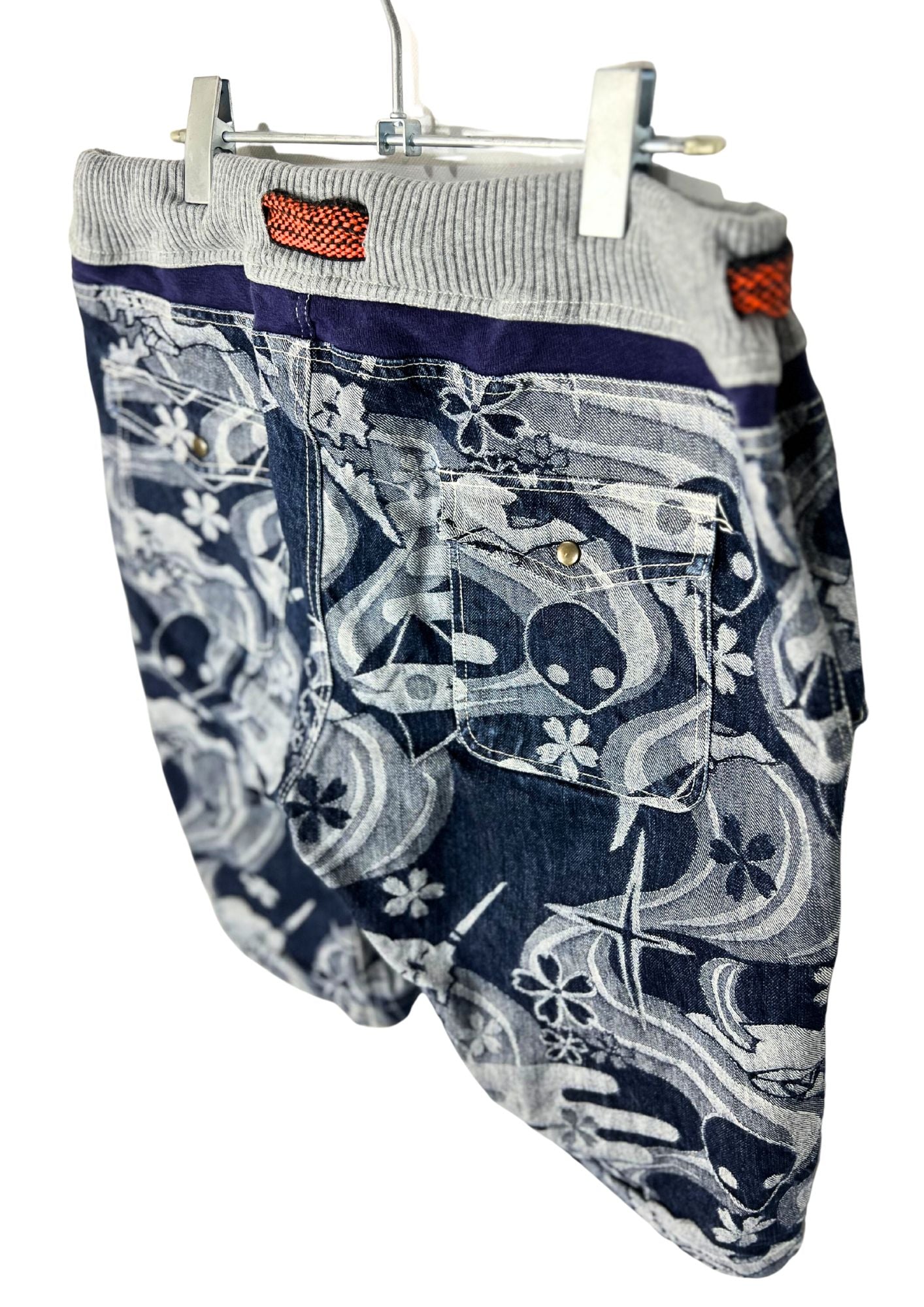 2010s Neon Genesis Evangelion x Nishiki Unit-01 Denim Half Pants