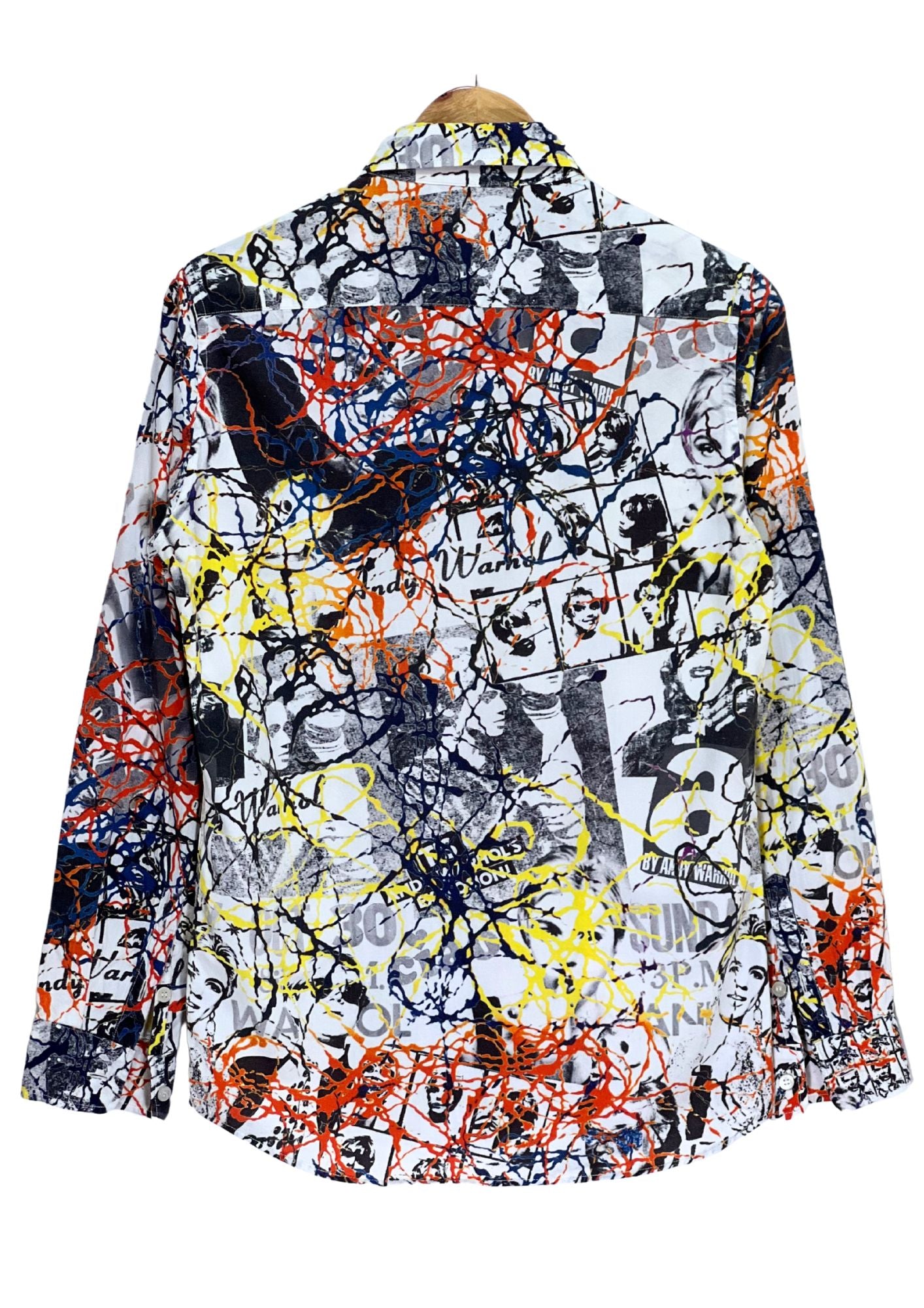 2014 HYSTERIC GLAMOUR Andy Warhol 'Painting Art' L/S Button-Up Shirts (S)